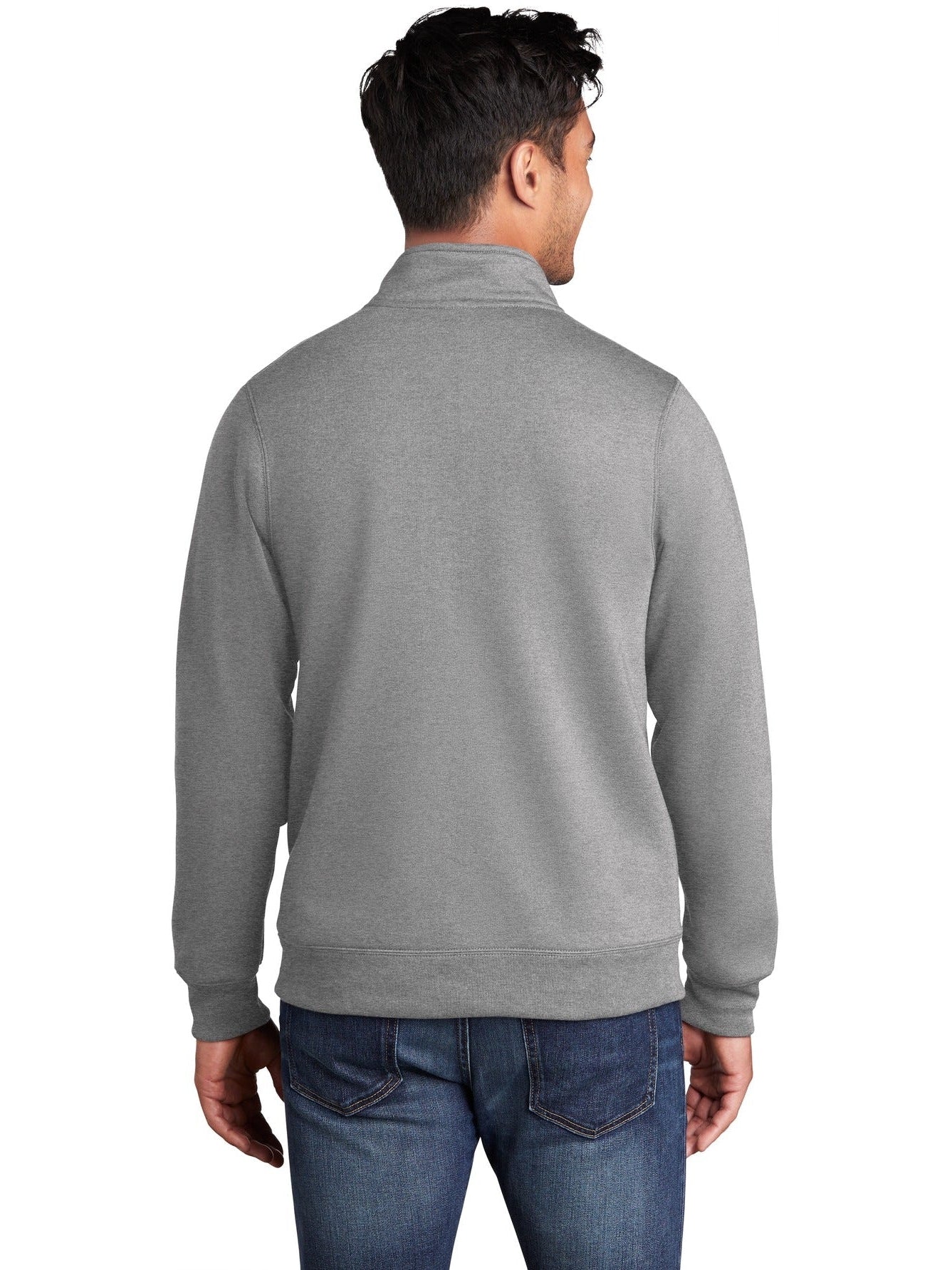 no-logo Port & Company Core Fleece Cadet Full-Zip Sweatshirt-Regular-Port & Company-Thread Logic