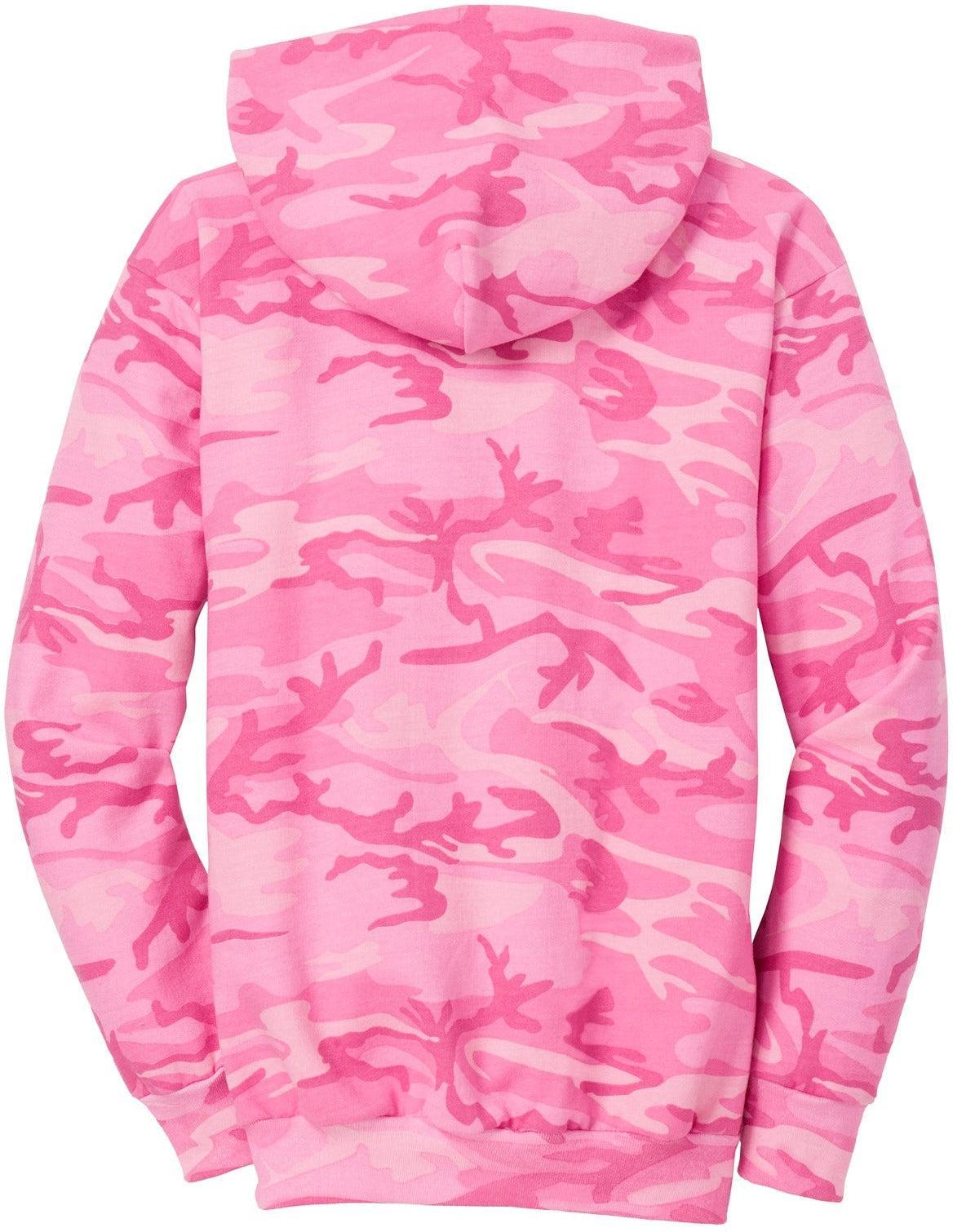 no-logo Port & Company Core Fleece Camo Pullover Hooded Sweatshirt-Regular-Port & Company-Thread Logic