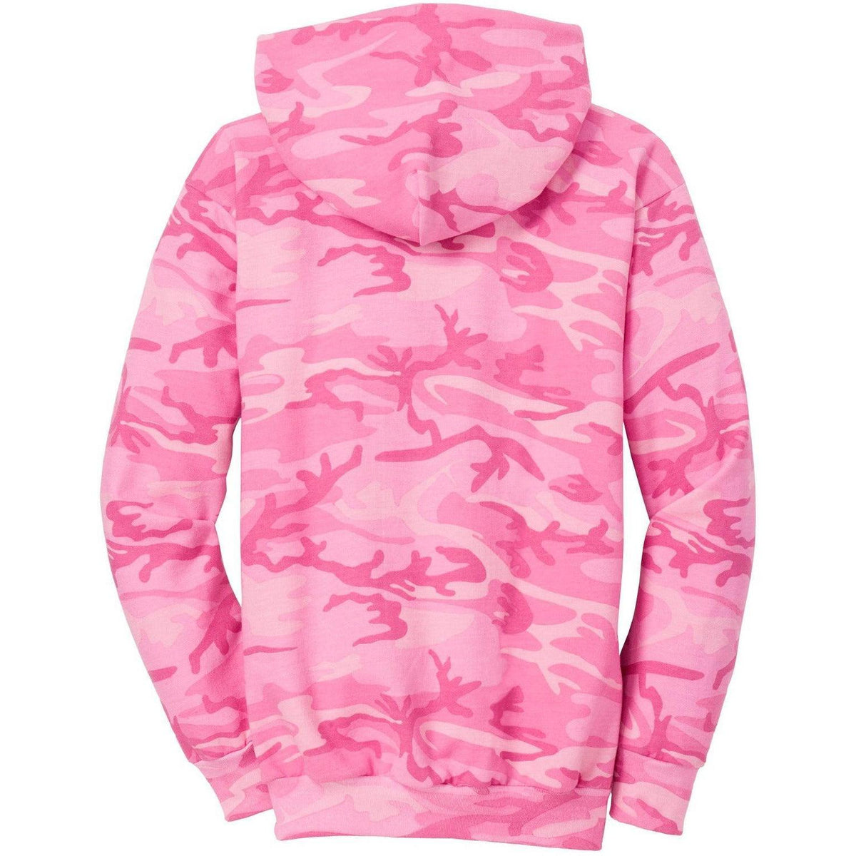 no-logo Port & Company Core Fleece Camo Pullover Hooded Sweatshirt-Hoodies-Port & Company-Thread Logic