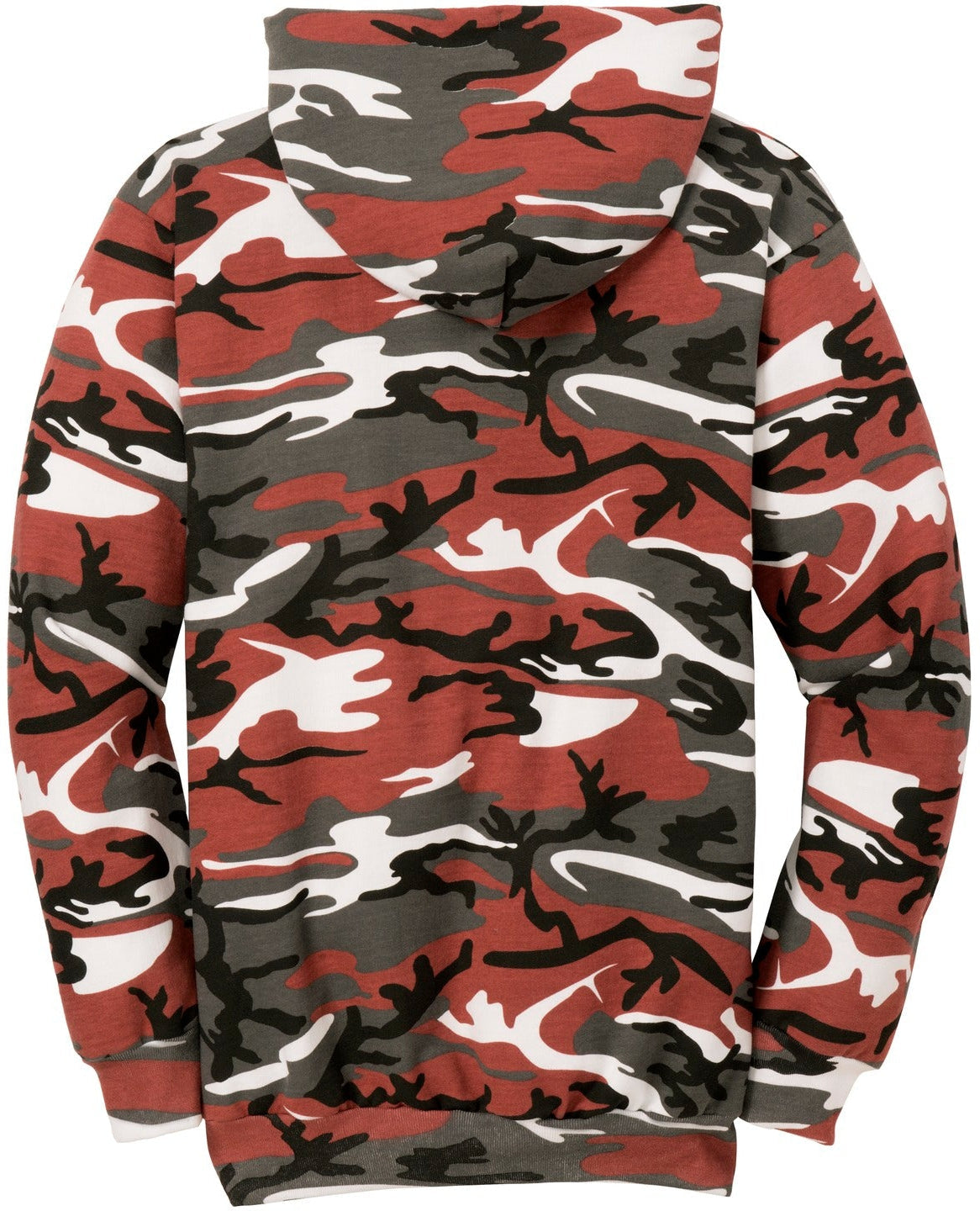 no-logo Port & Company Core Fleece Camo Pullover Hooded Sweatshirt-Regular-Port & Company-Thread Logic