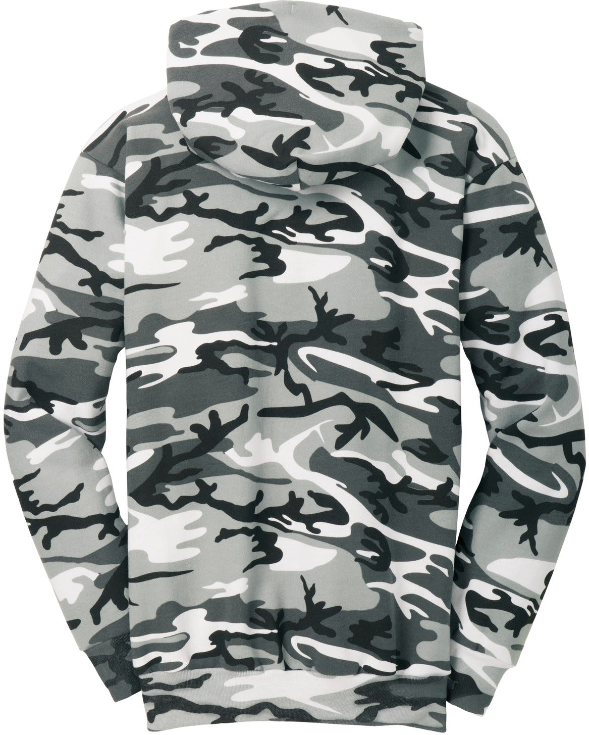 no-logo Port & Company Core Fleece Camo Pullover Hooded Sweatshirt-Regular-Port & Company-Thread Logic