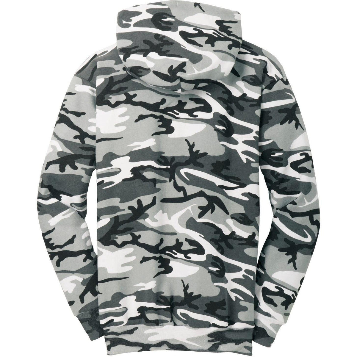 no-logo Port & Company Core Fleece Camo Pullover Hooded Sweatshirt-Hoodies-Port & Company-Thread Logic