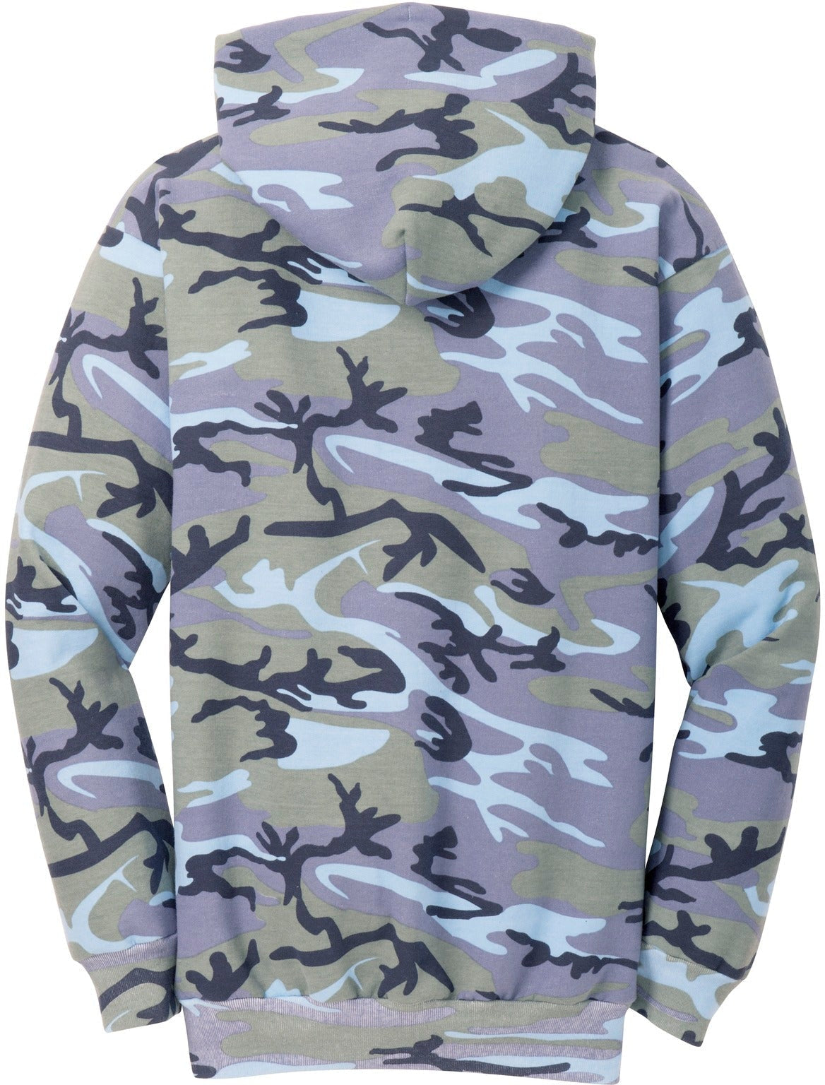 no-logo Port & Company Core Fleece Camo Pullover Hooded Sweatshirt-Regular-Port & Company-Thread Logic