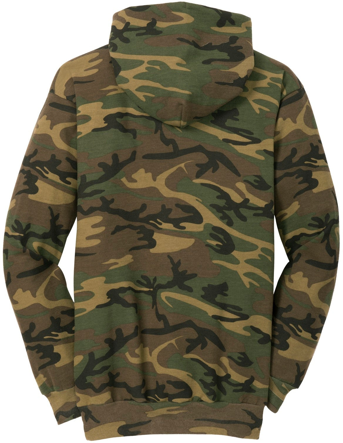 no-logo Port & Company Core Fleece Camo Pullover Hooded Sweatshirt-Regular-Port & Company-Thread Logic