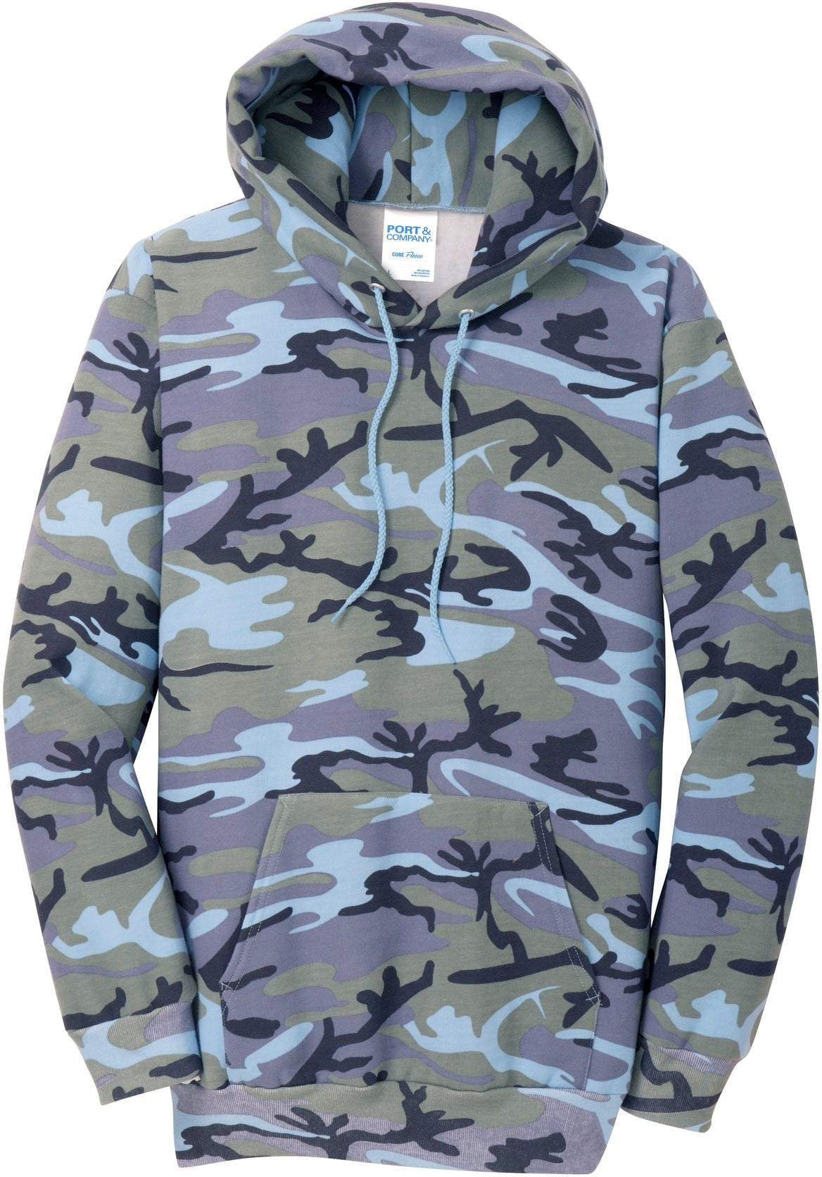 Port & Company Core Fleece Camo Pullover Hooded Sweatshirt