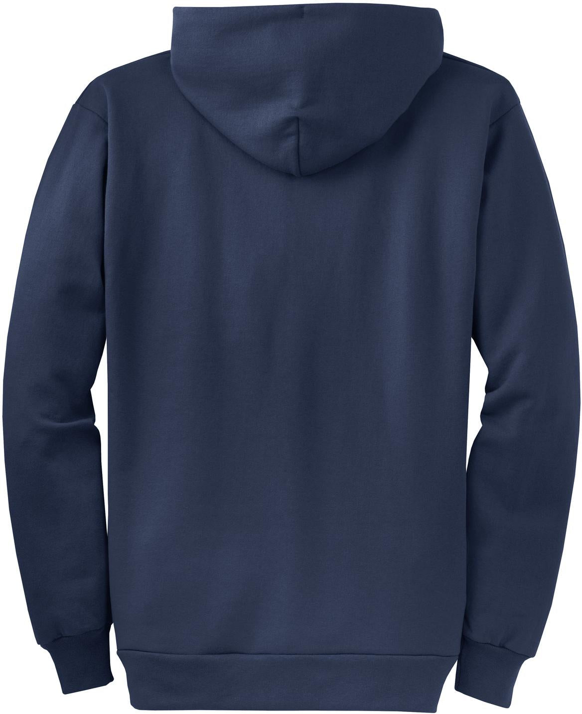 no-logo Port & Company Core Fleece Full-Zip Hooded Sweatshirt-Regular-Port & Company-Thread Logic
