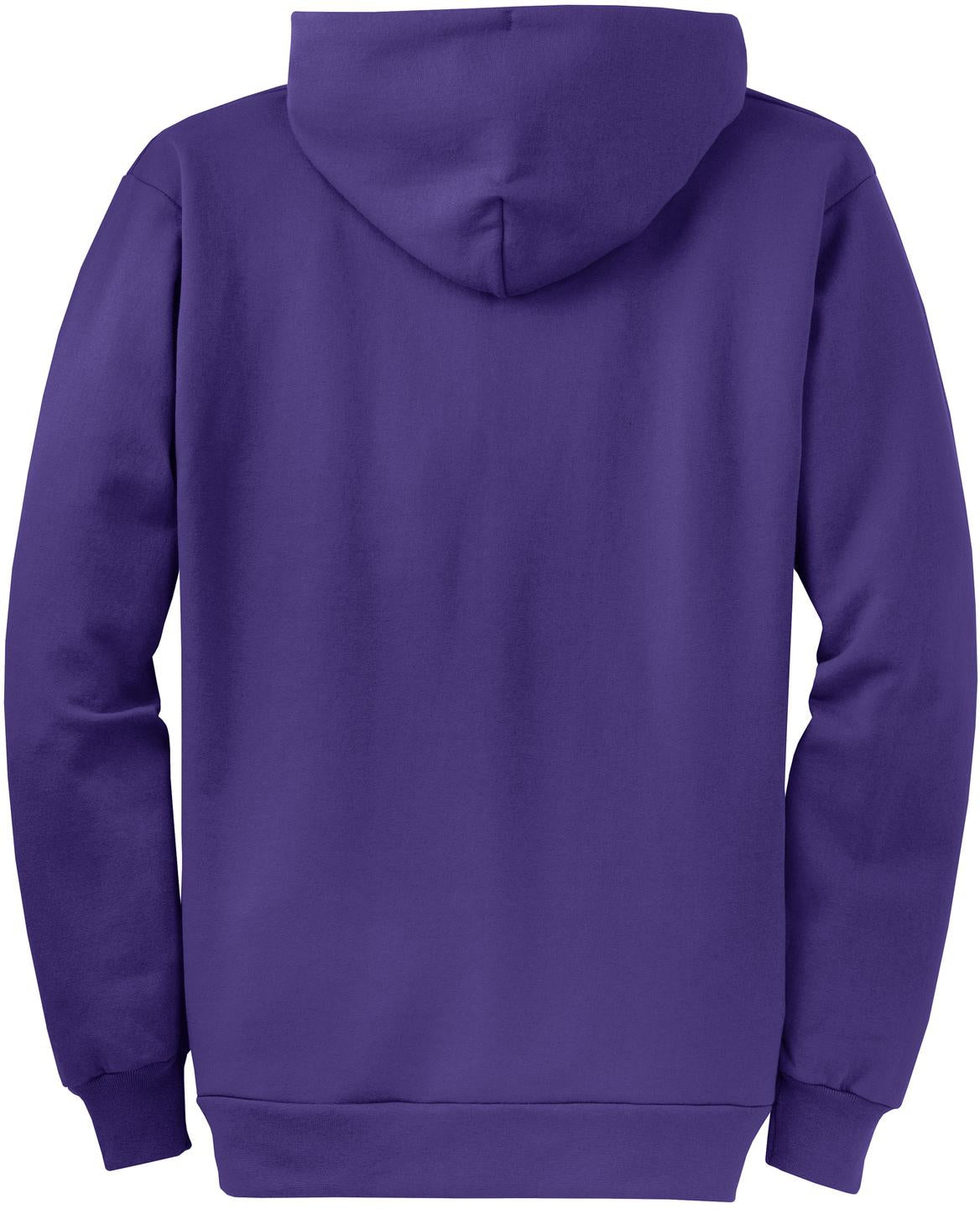 no-logo Port & Company Core Fleece Full-Zip Hooded Sweatshirt-Regular-Port & Company-Thread Logic