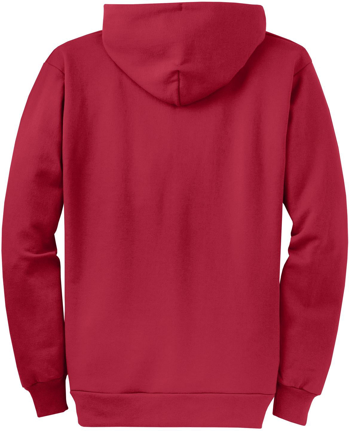 no-logo Port & Company Core Fleece Full-Zip Hooded Sweatshirt-Regular-Port & Company-Thread Logic