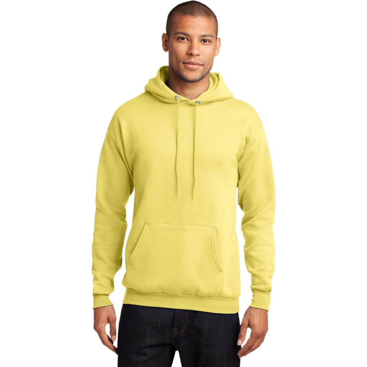 no-logo Port & Company Core Fleece Pullover Hooded Sweatshirt-Regular-Port & Company-Thread Logic