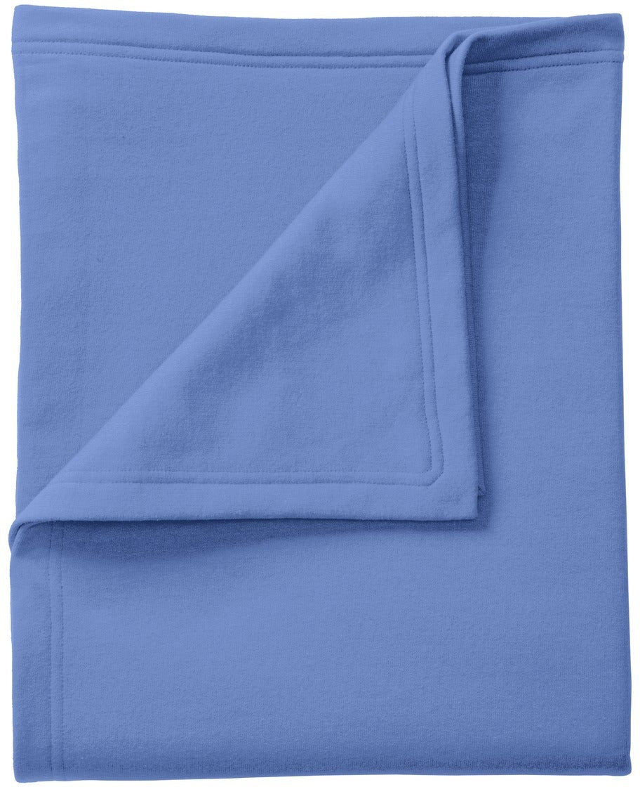 no-logo Port & Company Core Fleece Sweatshirt Blanket-Regular-Port & Company-Carolina Blue-1 Size-Thread Logic