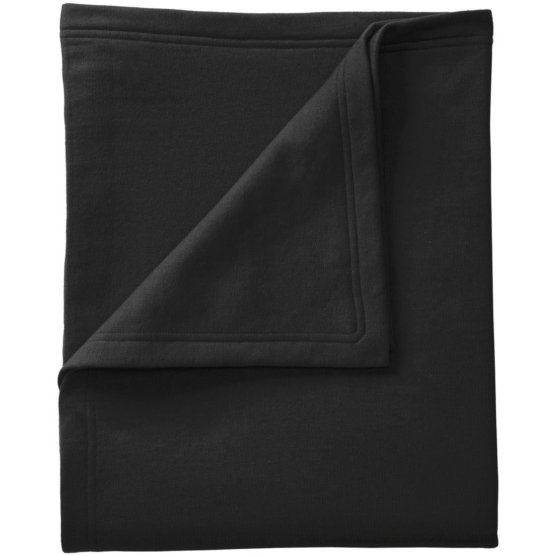 no-logo Port & Company Core Fleece Sweatshirt Blanket-Regular-Port & Company-Jet Black-1 Size-Thread Logic