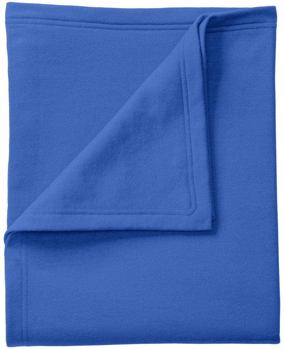 no-logo Port & Company Core Fleece Sweatshirt Blanket-Regular-Port & Company-Royal-1 Size-Thread Logic