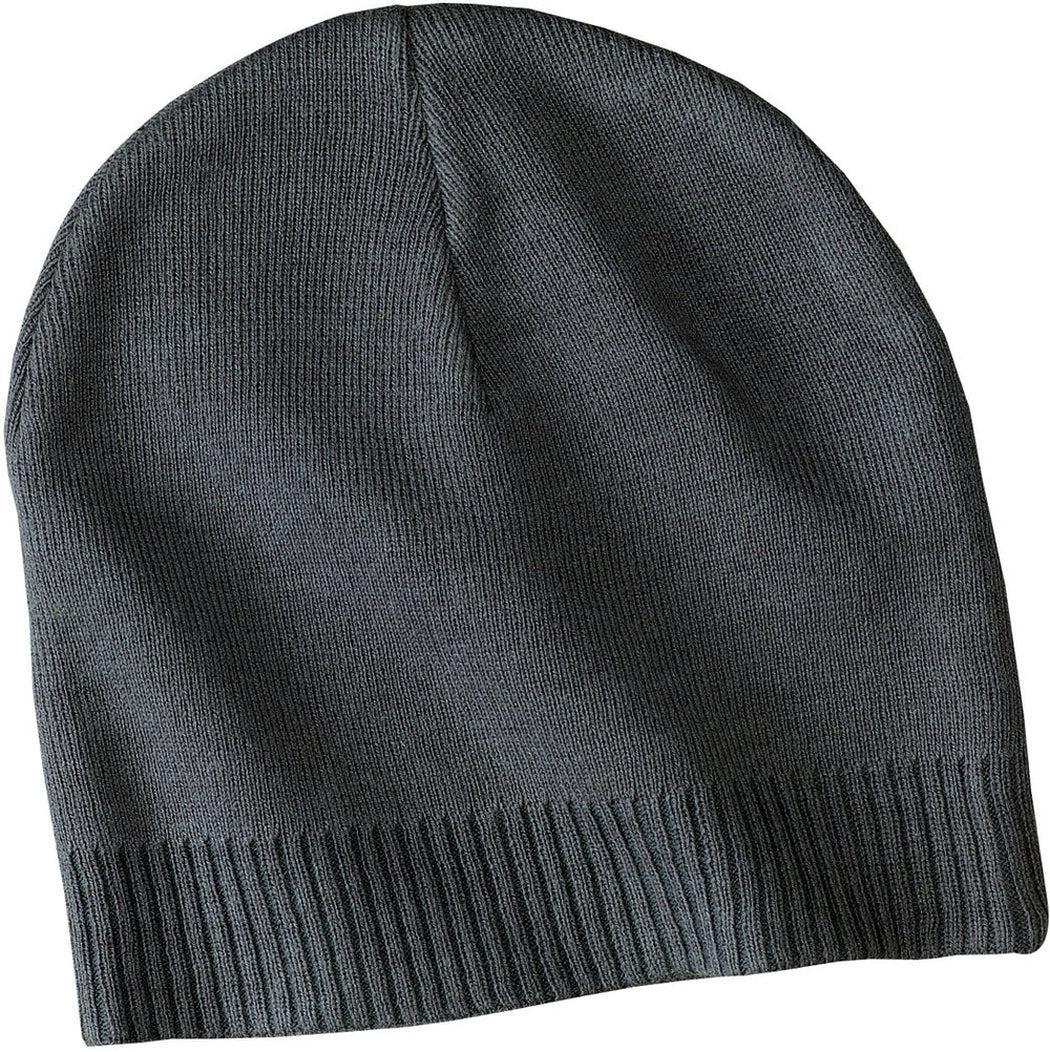 no-logo Port & Company Cotton Beanie-Regular-Port & Company-Graphite-OSFA-Thread Logic