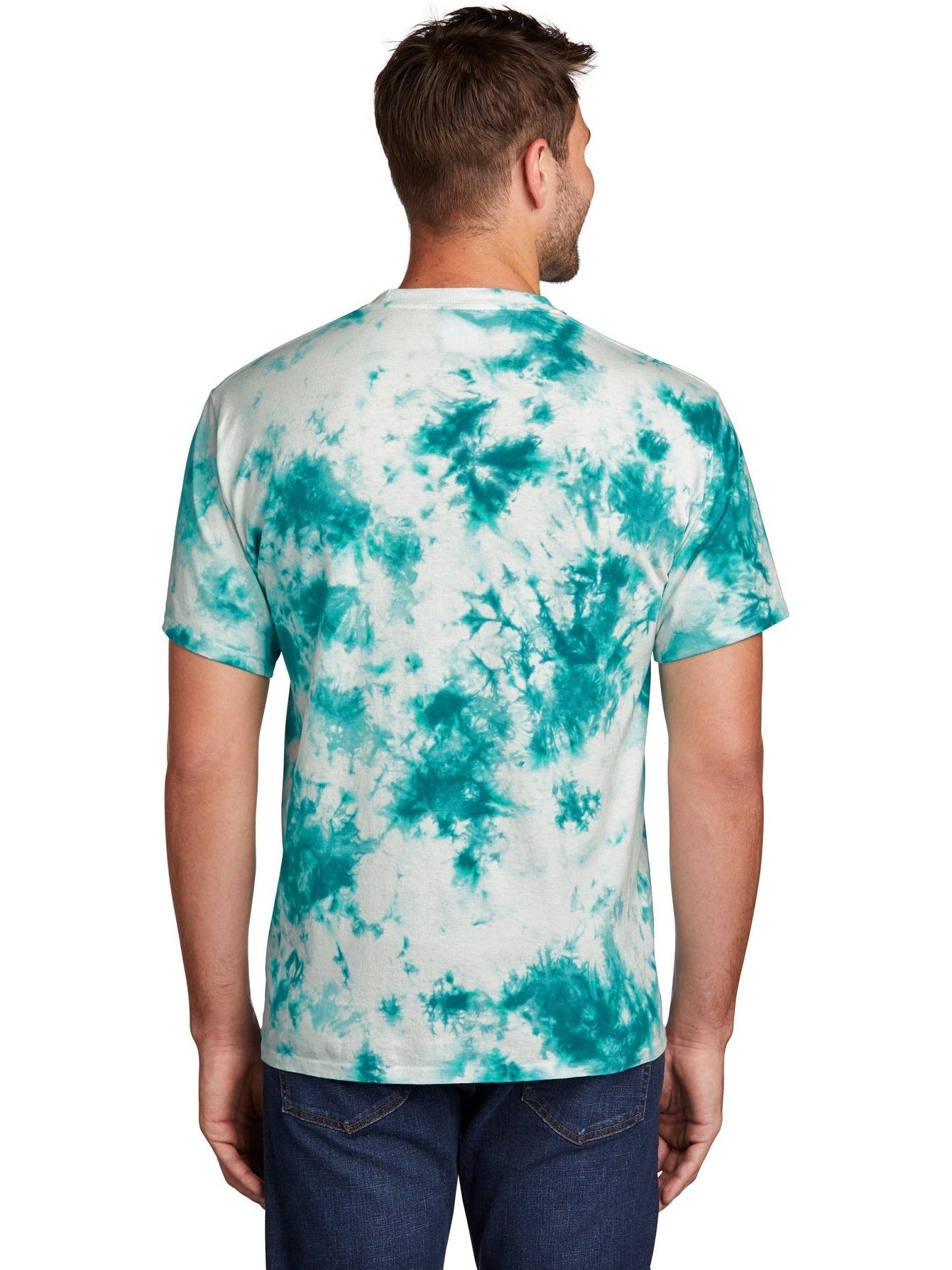no-logo Port & Company Crystal Tie-Dye Tee-Regular-Port & Company-Thread Logic