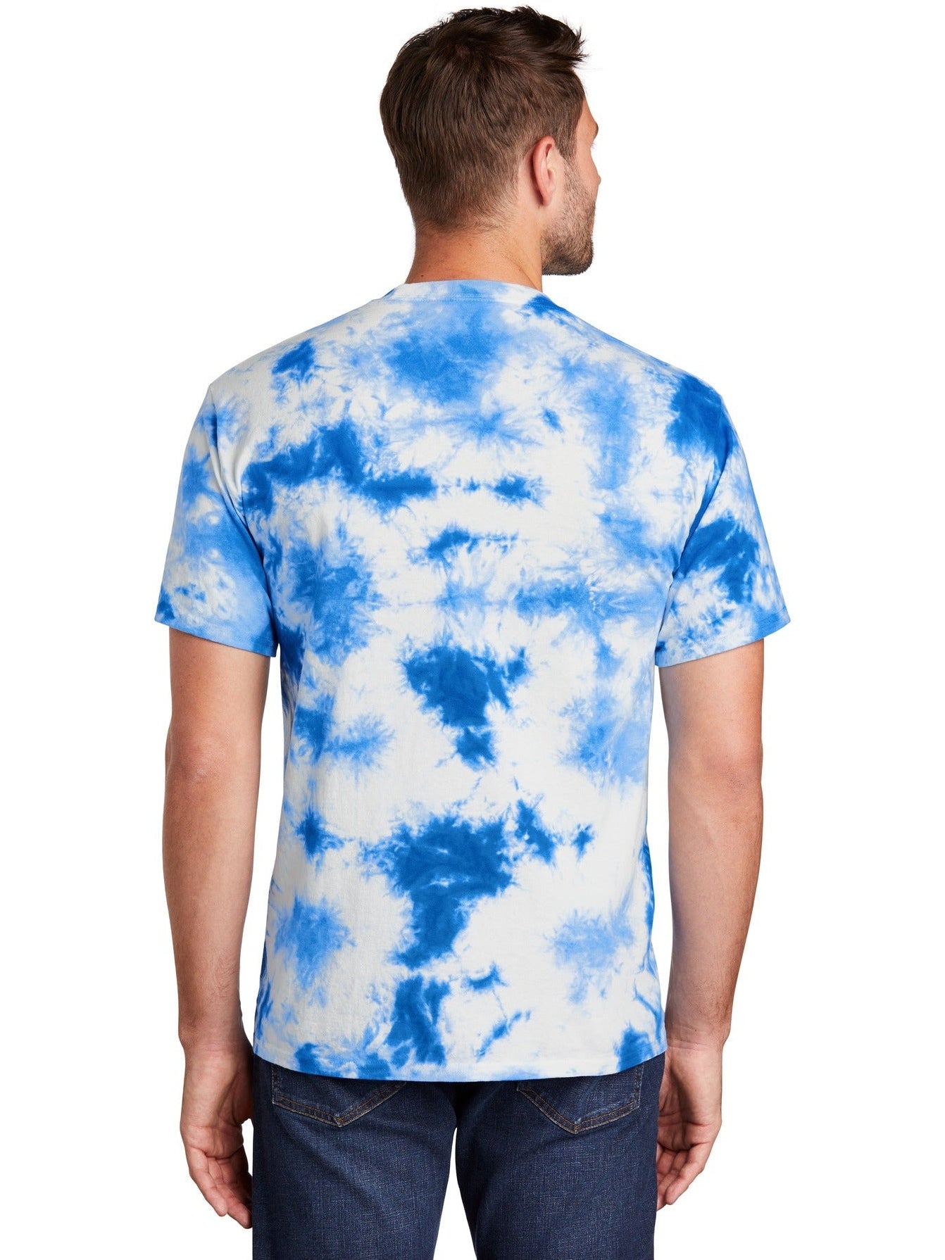 no-logo Port & Company Crystal Tie-Dye Tee-Regular-Port & Company-Thread Logic