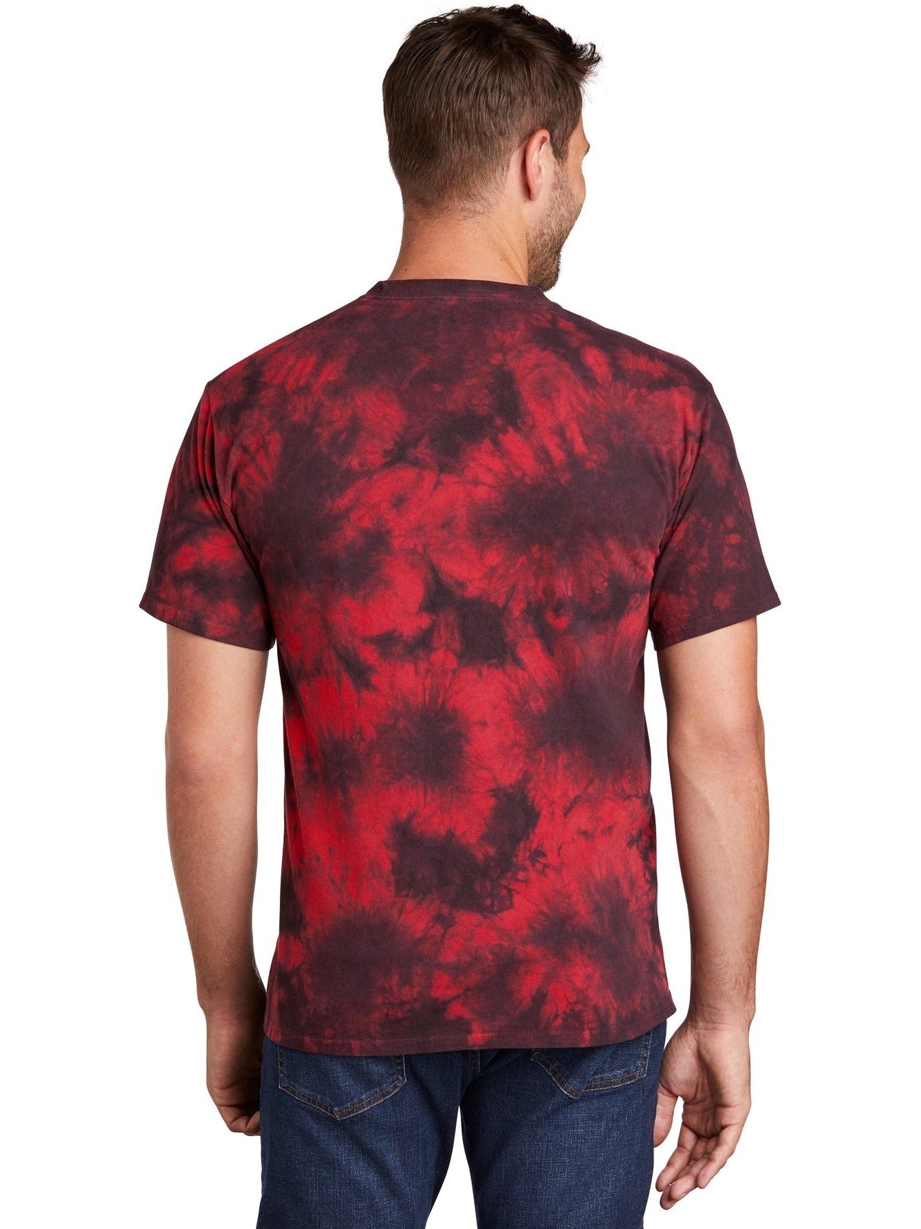 no-logo Port & Company Crystal Tie-Dye Tee-Regular-Port & Company-Thread Logic