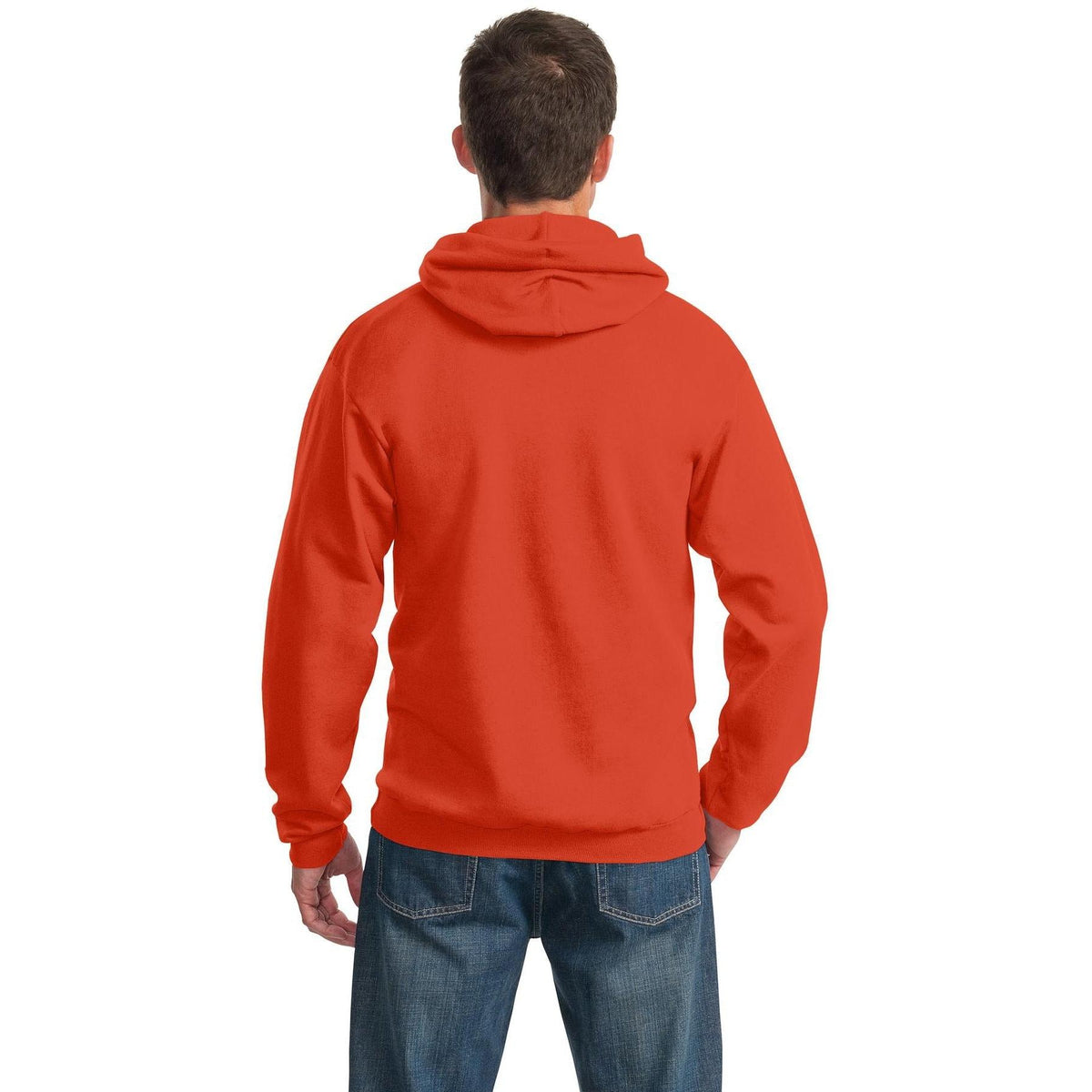 no-logo Port & Company Essential Fleece Pullover Hooded Sweatshirt-Hoodies-Port & Company-Thread Logic