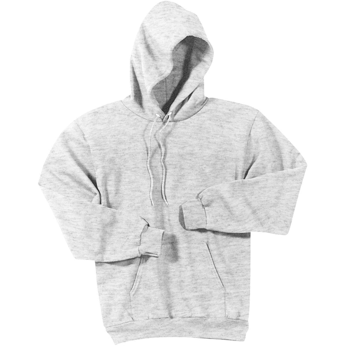 no-logo Port & Company Essential Fleece Pullover Hooded Sweatshirt-Hoodies-Port & Company-Ash-S-Thread Logic