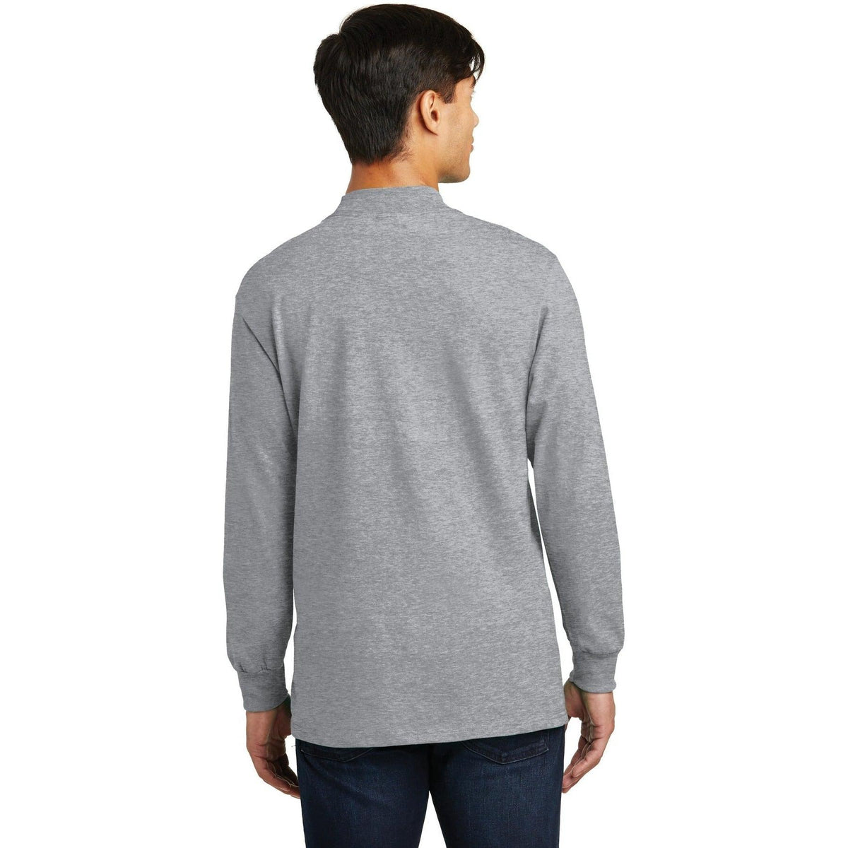 no-logo Port & Company Essential Mock Turtleneck-Regular-Port & Company-Thread Logic