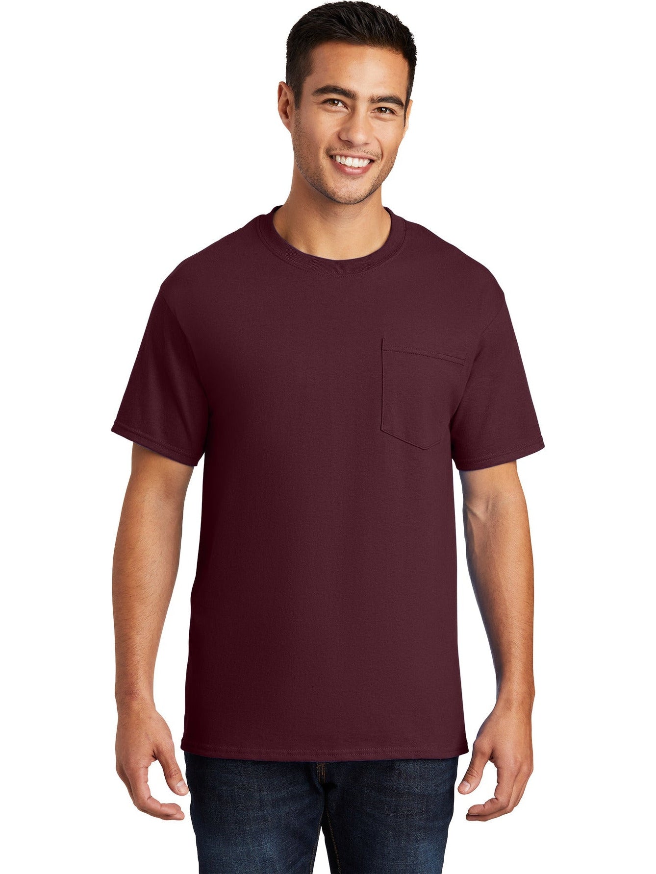 no-logo Port & Company Essential Pocket T-Shirt-Regular-Port & Company-Thread Logic