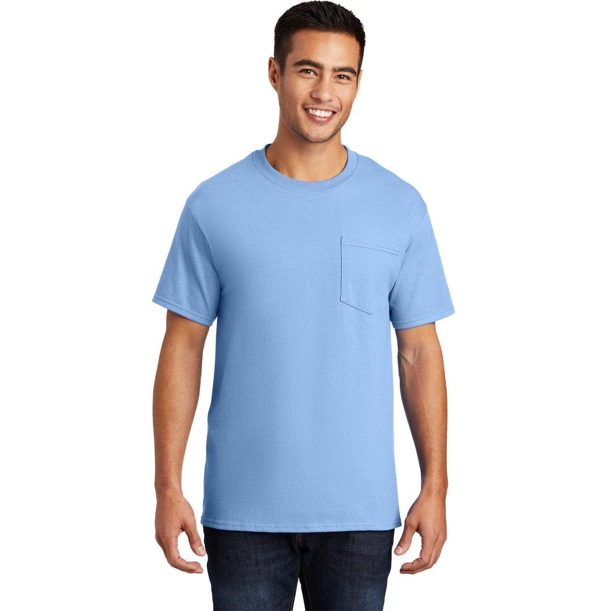 no-logo Port & Company Essential Pocket T-Shirt-Regular-Port & Company-Thread Logic