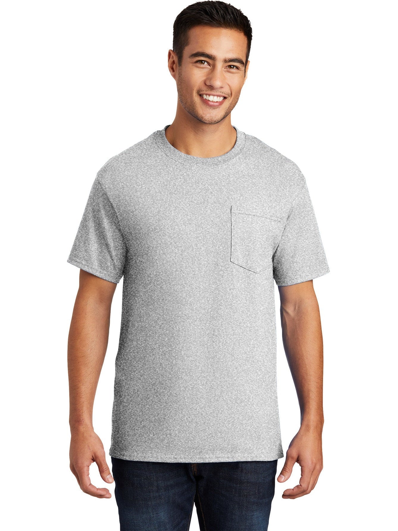 no-logo Port & Company Essential Pocket T-Shirt-Regular-Port & Company-Thread Logic