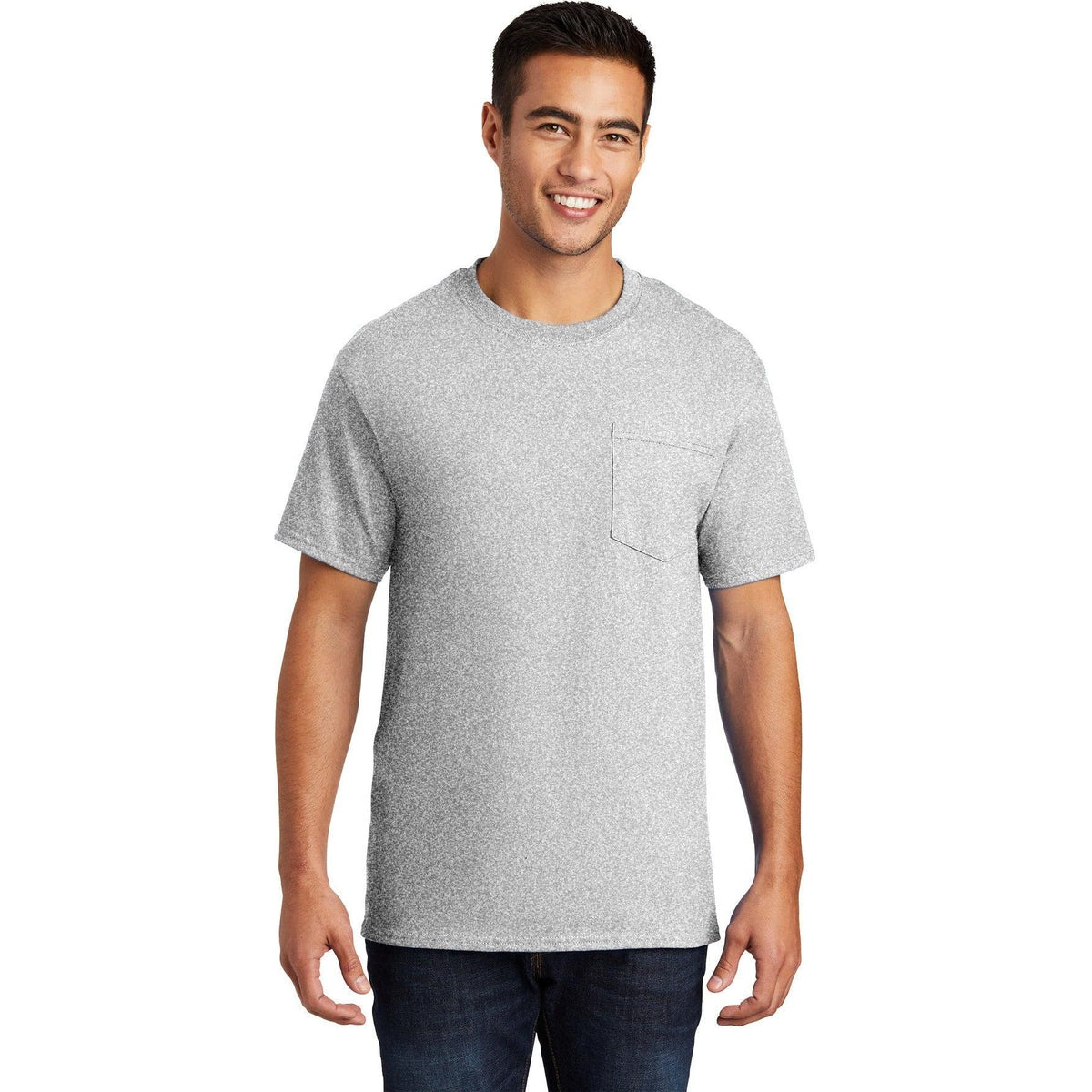 no-logo Port & Company Essential Pocket T-Shirt-Regular-Port & Company-Thread Logic