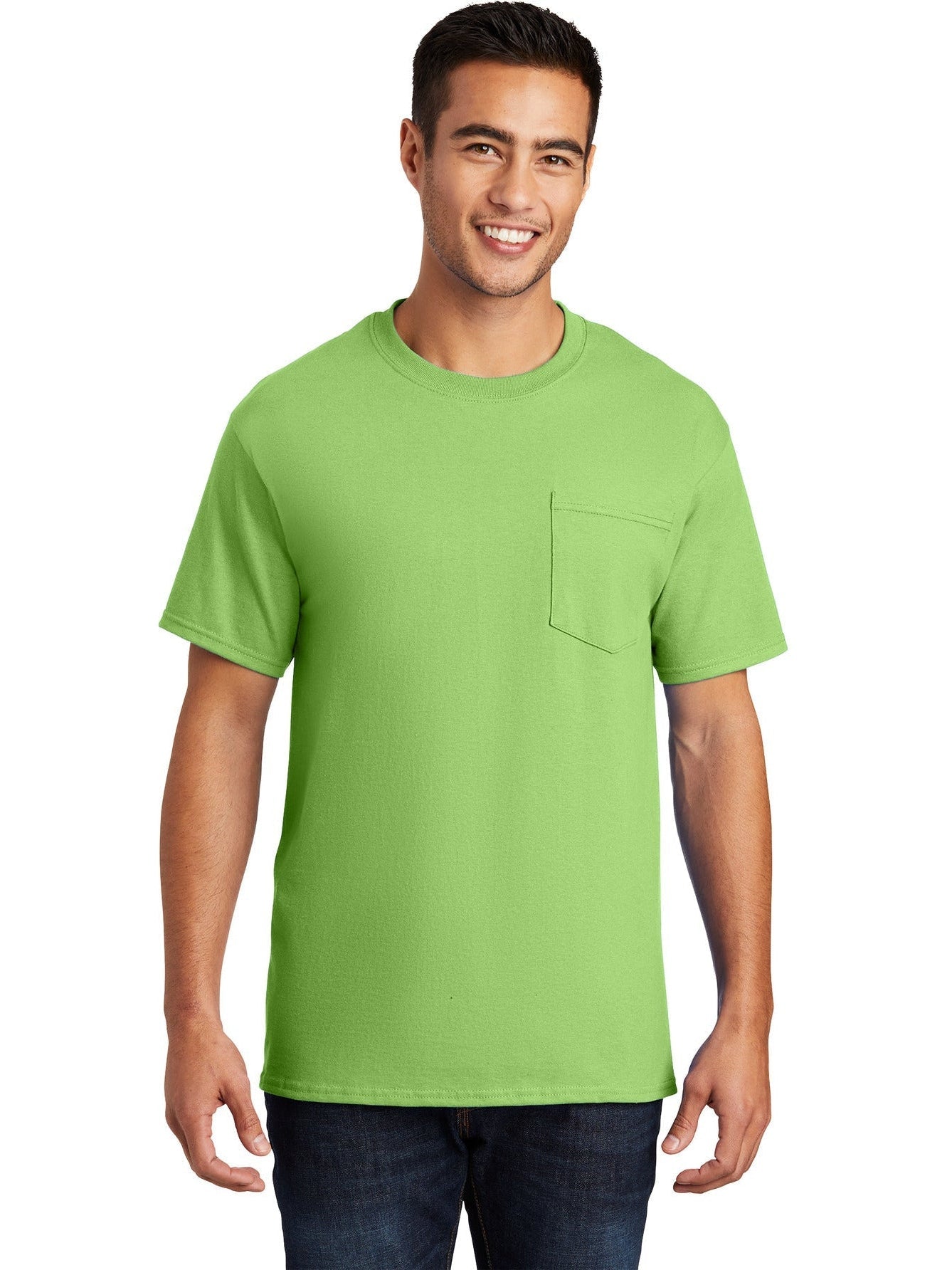 no-logo Port & Company Essential Pocket T-Shirt-Regular-Port & Company-Thread Logic