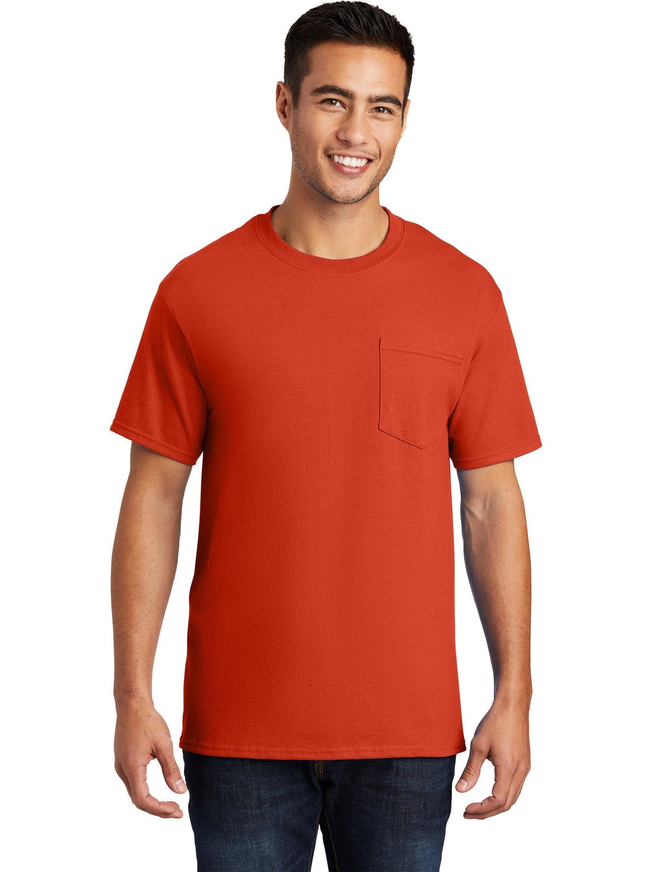 no-logo Port & Company Essential Pocket T-Shirt-Regular-Port & Company-Thread Logic