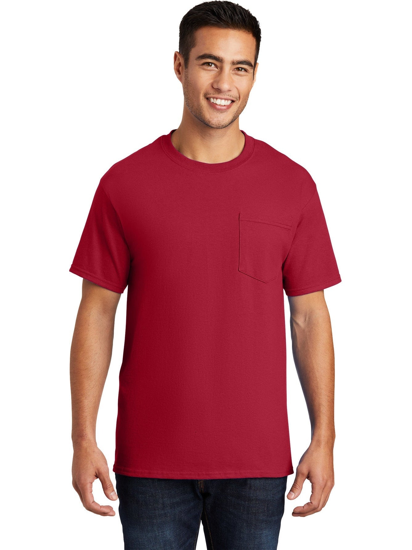 no-logo Port & Company Essential Pocket T-Shirt-Regular-Port & Company-Thread Logic