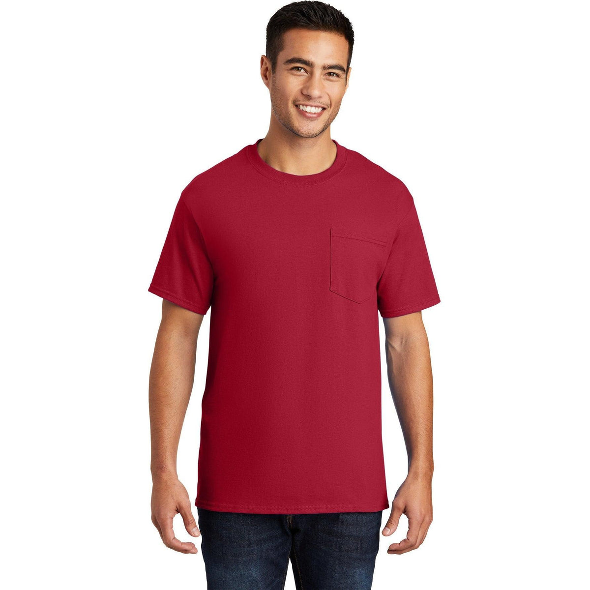 no-logo Port & Company Essential Pocket T-Shirt-Regular-Port & Company-Thread Logic