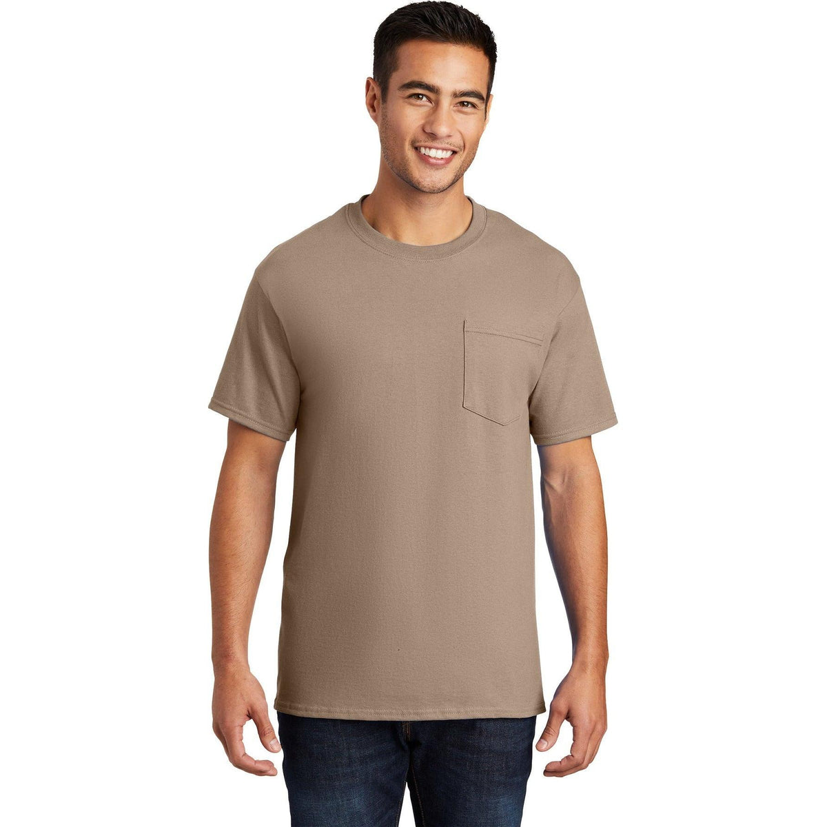 no-logo Port & Company Essential Pocket T-Shirt-Regular-Port & Company-Thread Logic