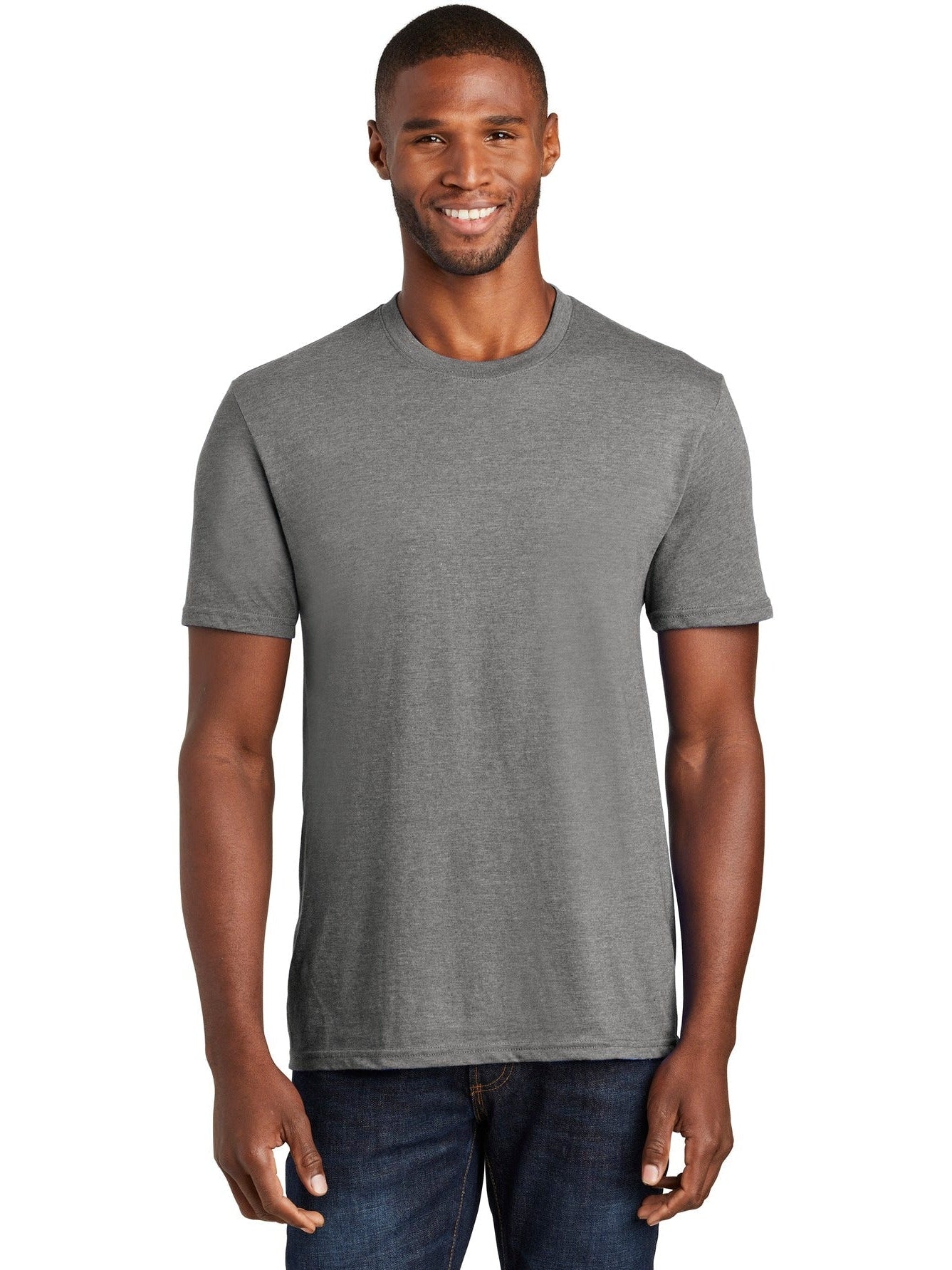 no-logo Port & Company Fan Favorite Blend Tee-Regular-Port & Company-Thread Logic