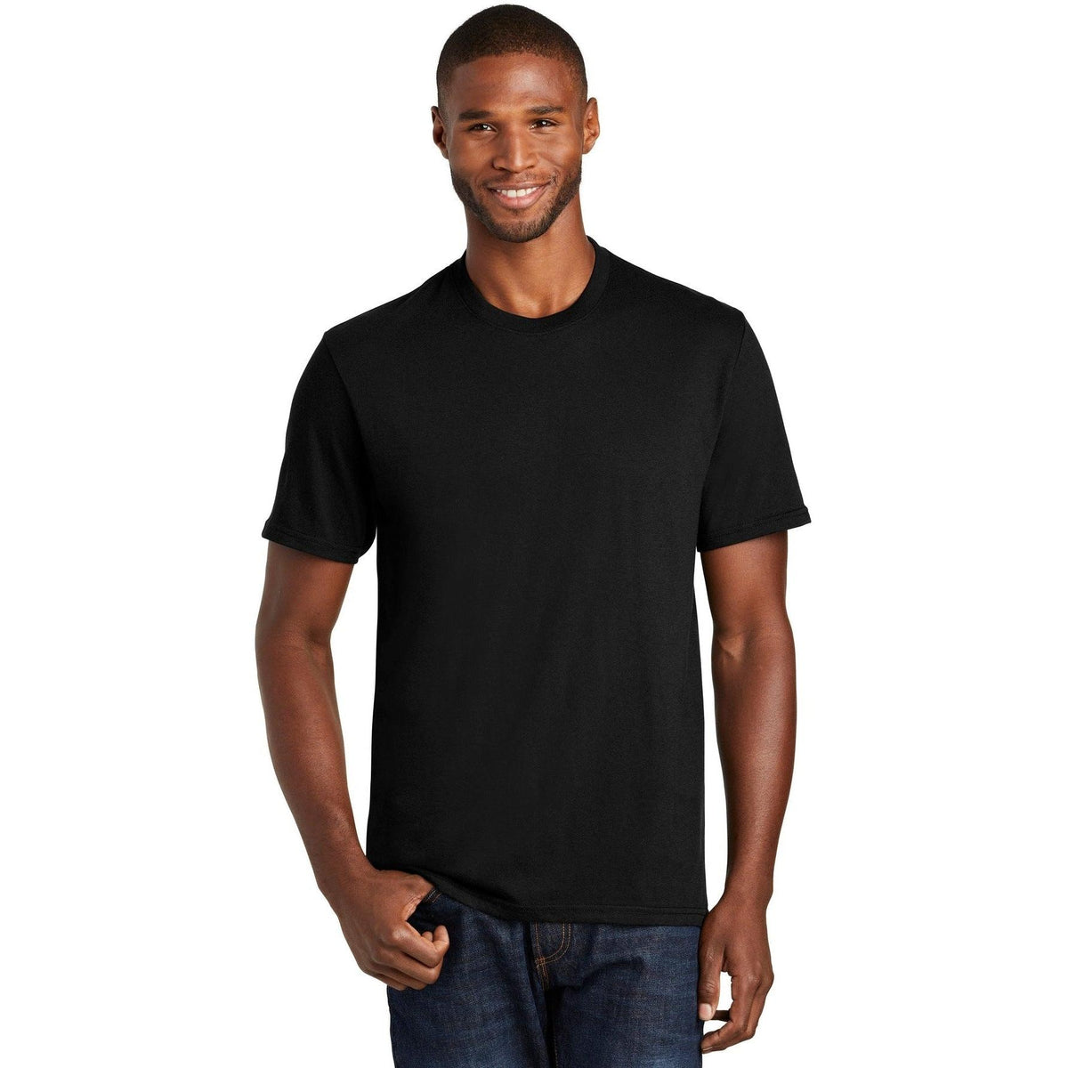 no-logo Port & Company Fan Favorite Blend Tee-Regular-Port & Company-Thread Logic