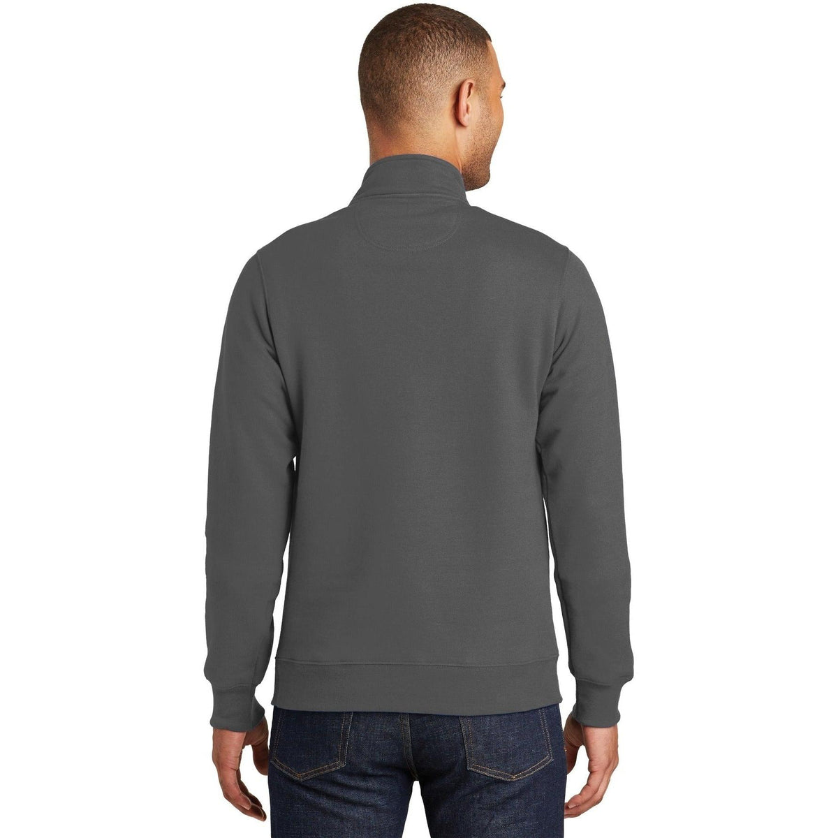 no-logo Port & Company Fan Favorite Fleece 1/4-Zip Pullover Sweatshirt-Regular-Port & Company-Thread Logic