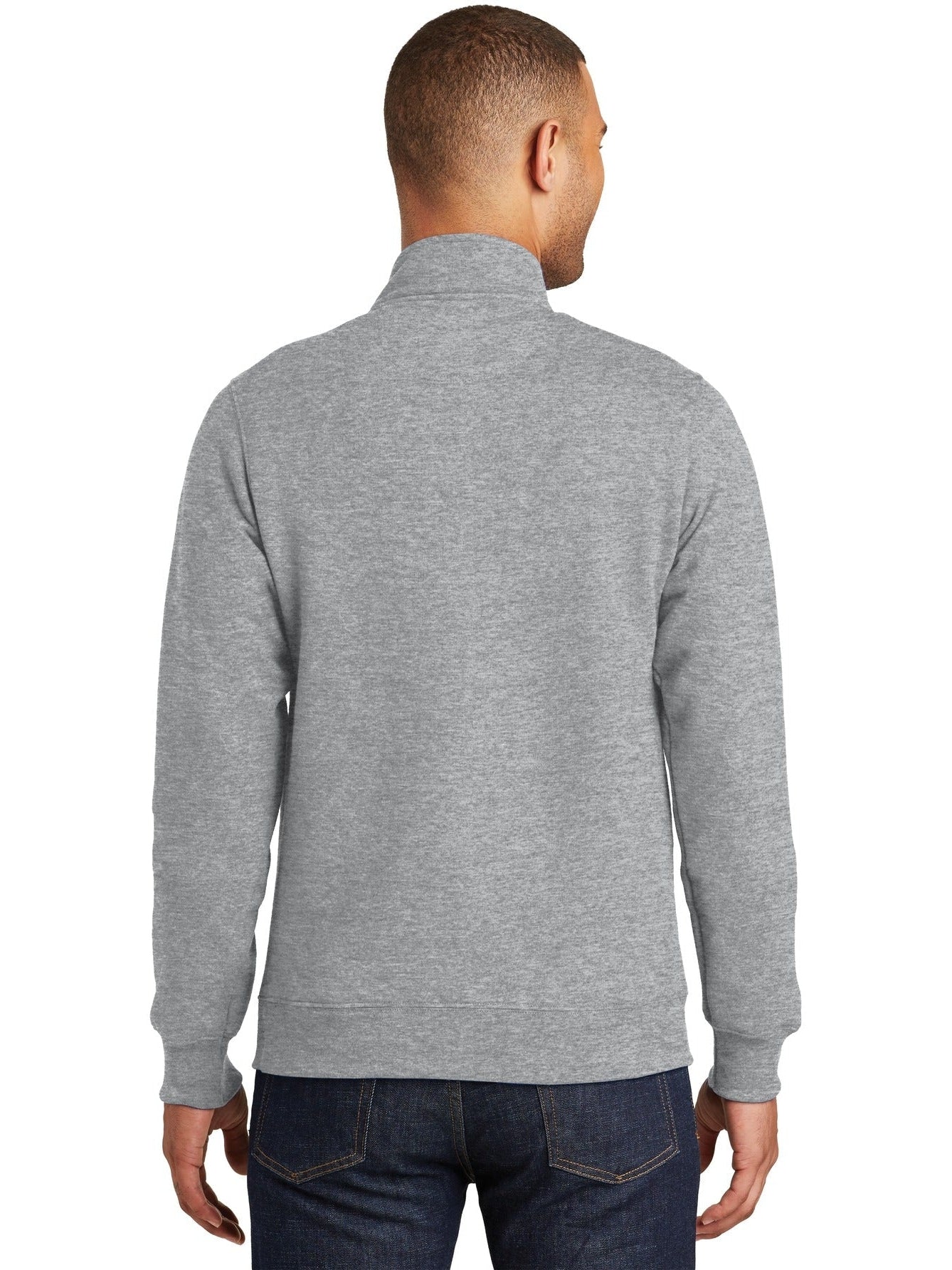 no-logo Port & Company Fan Favorite Fleece 1/4-Zip Pullover Sweatshirt-Regular-Port & Company-Thread Logic