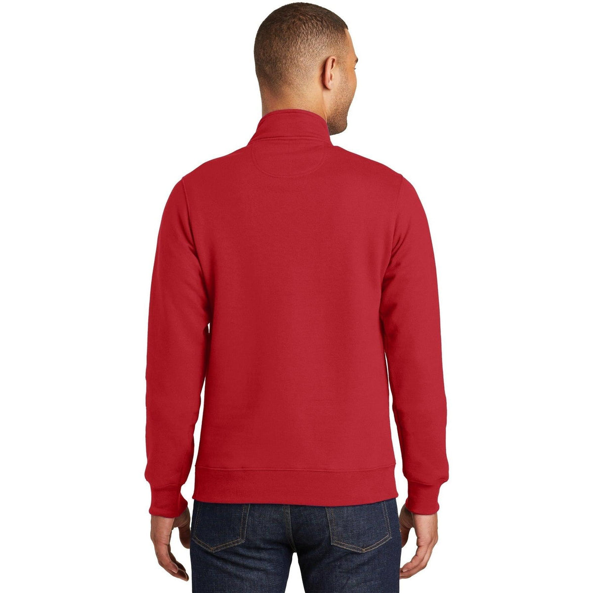 no-logo Port & Company Fan Favorite Fleece 1/4-Zip Pullover Sweatshirt-Regular-Port & Company-Thread Logic