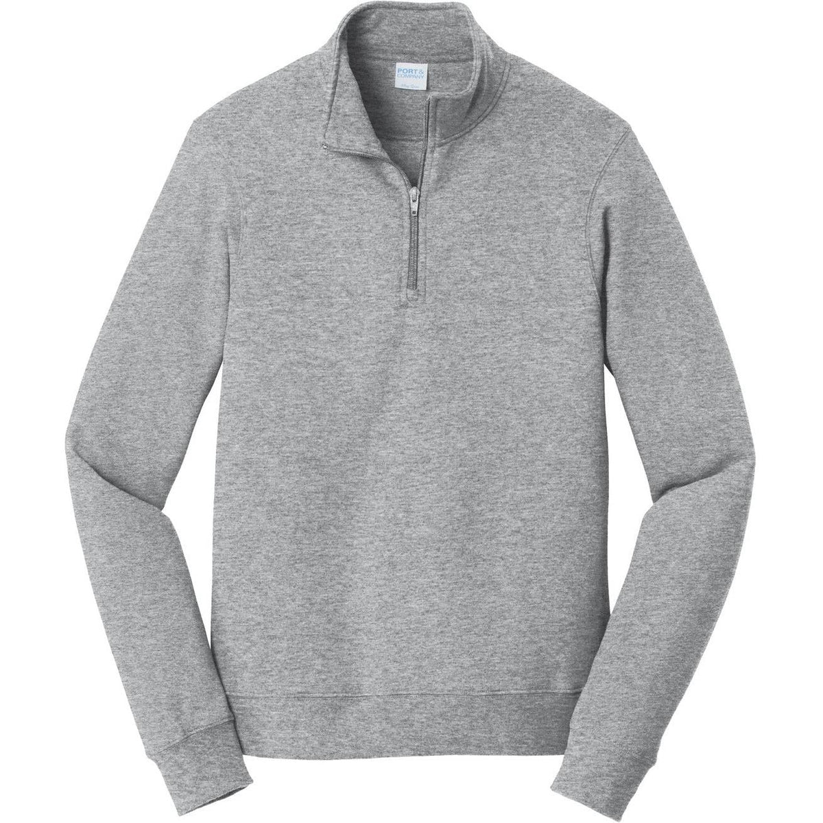 no-logo Port & Company Fan Favorite Fleece 1/4-Zip Pullover Sweatshirt