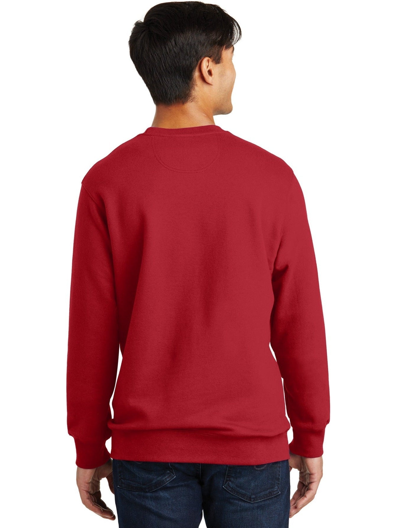 no-logo Port & Company Fan Favorite Fleece Crewneck Sweatshirt-Regular-Port & Company-Thread Logic