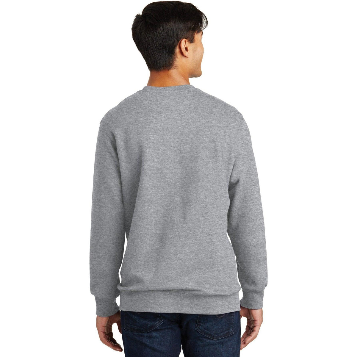 no-logo Port & Company Fan Favorite Fleece Crewneck Sweatshirt-Regular-Port & Company-Thread Logic