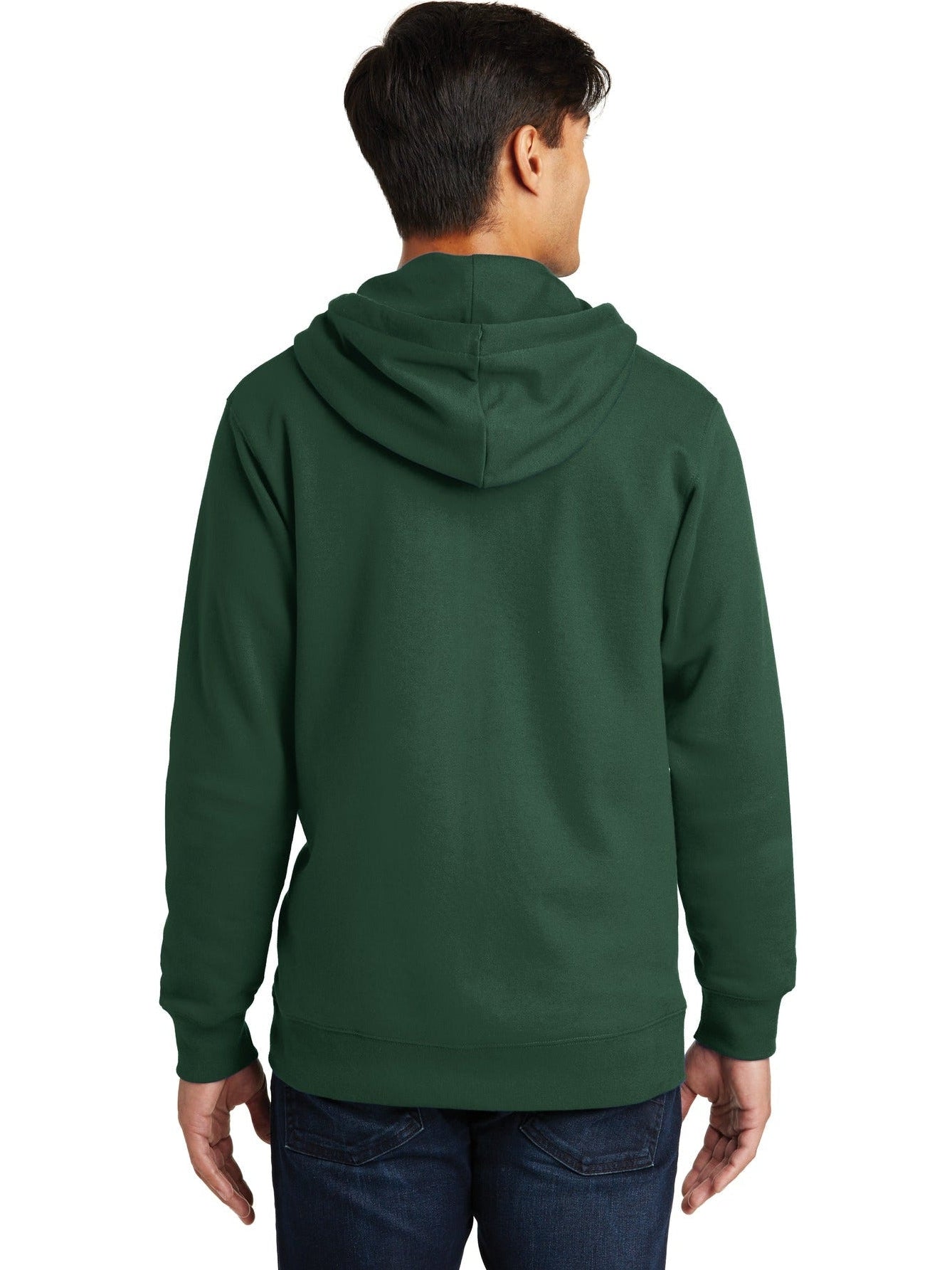 no-logo Port & Company Fan Favorite Fleece Full-Zip Hooded Sweatshirt-Regular-Port & Company-Thread Logic