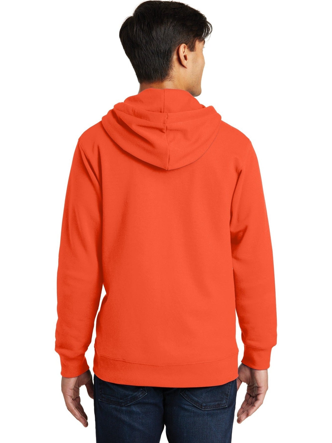 no-logo Port & Company Fan Favorite Fleece Full-Zip Hooded Sweatshirt-Regular-Port & Company-Thread Logic