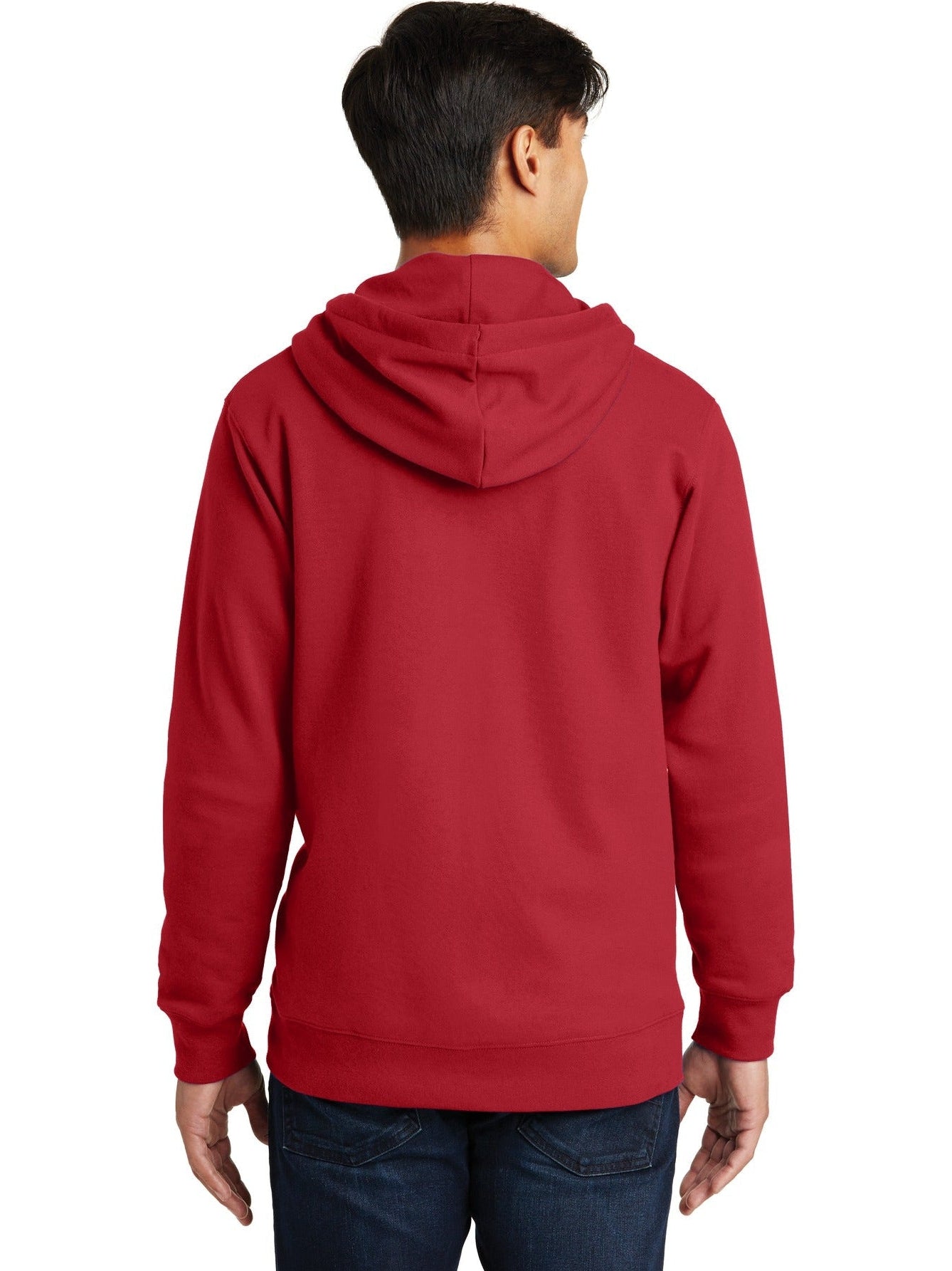 no-logo Port & Company Fan Favorite Fleece Full-Zip Hooded Sweatshirt-Regular-Port & Company-Thread Logic