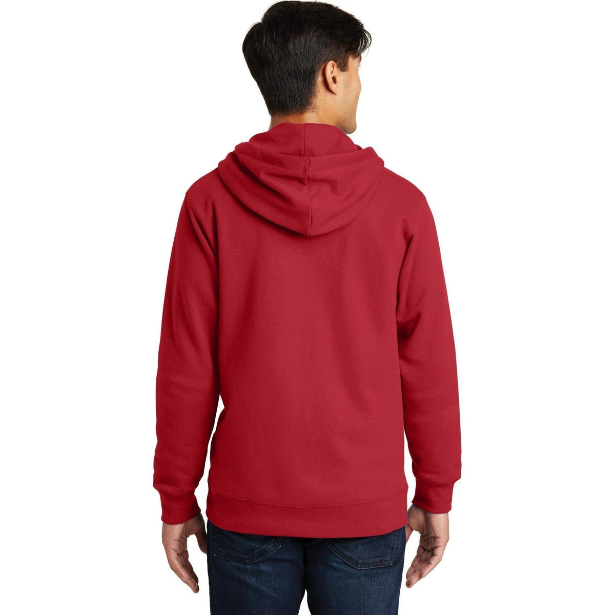 no-logo Port & Company Fan Favorite Fleece Full-Zip Hooded Sweatshirt-Regular-Port & Company-Thread Logic