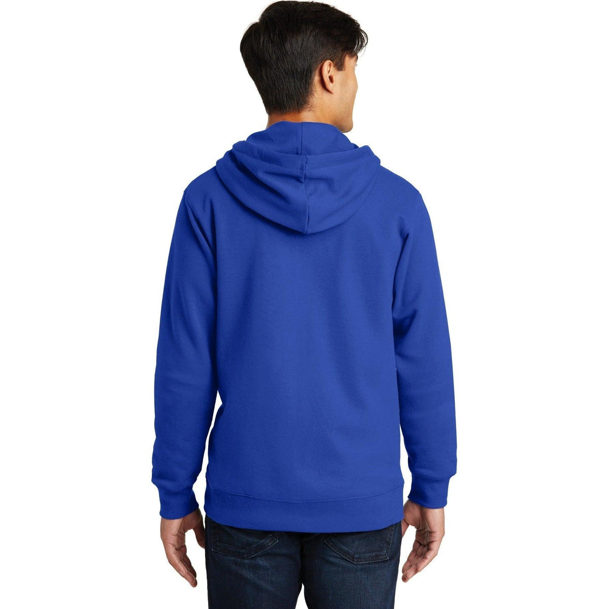 no-logo Port & Company Fan Favorite Fleece Full-Zip Hooded Sweatshirt-Regular-Port & Company-Thread Logic