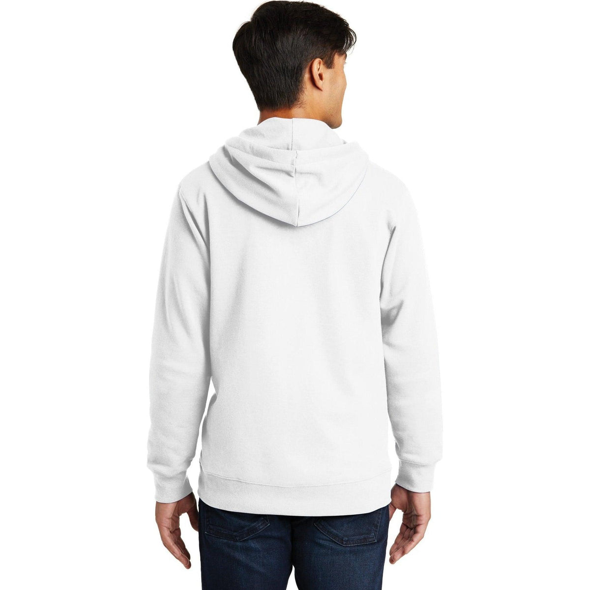 no-logo Port & Company Fan Favorite Fleece Full-Zip Hooded Sweatshirt-Regular-Port & Company-Thread Logic
