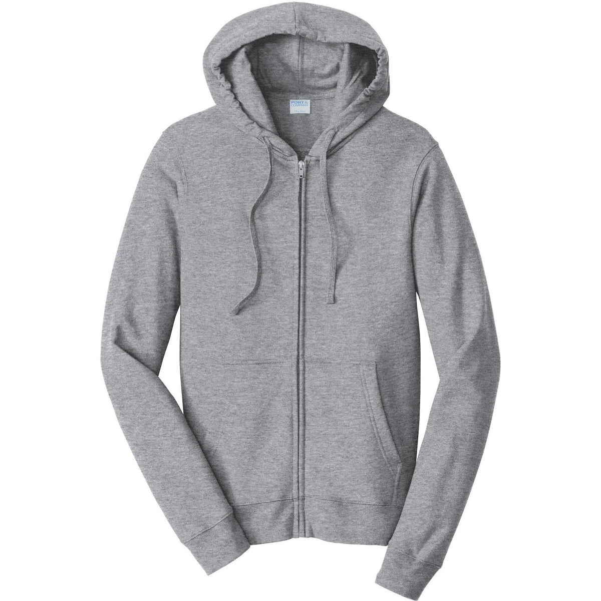 no-logo Port & Company Fan Favorite Fleece Full-Zip Hooded Sweatshirt