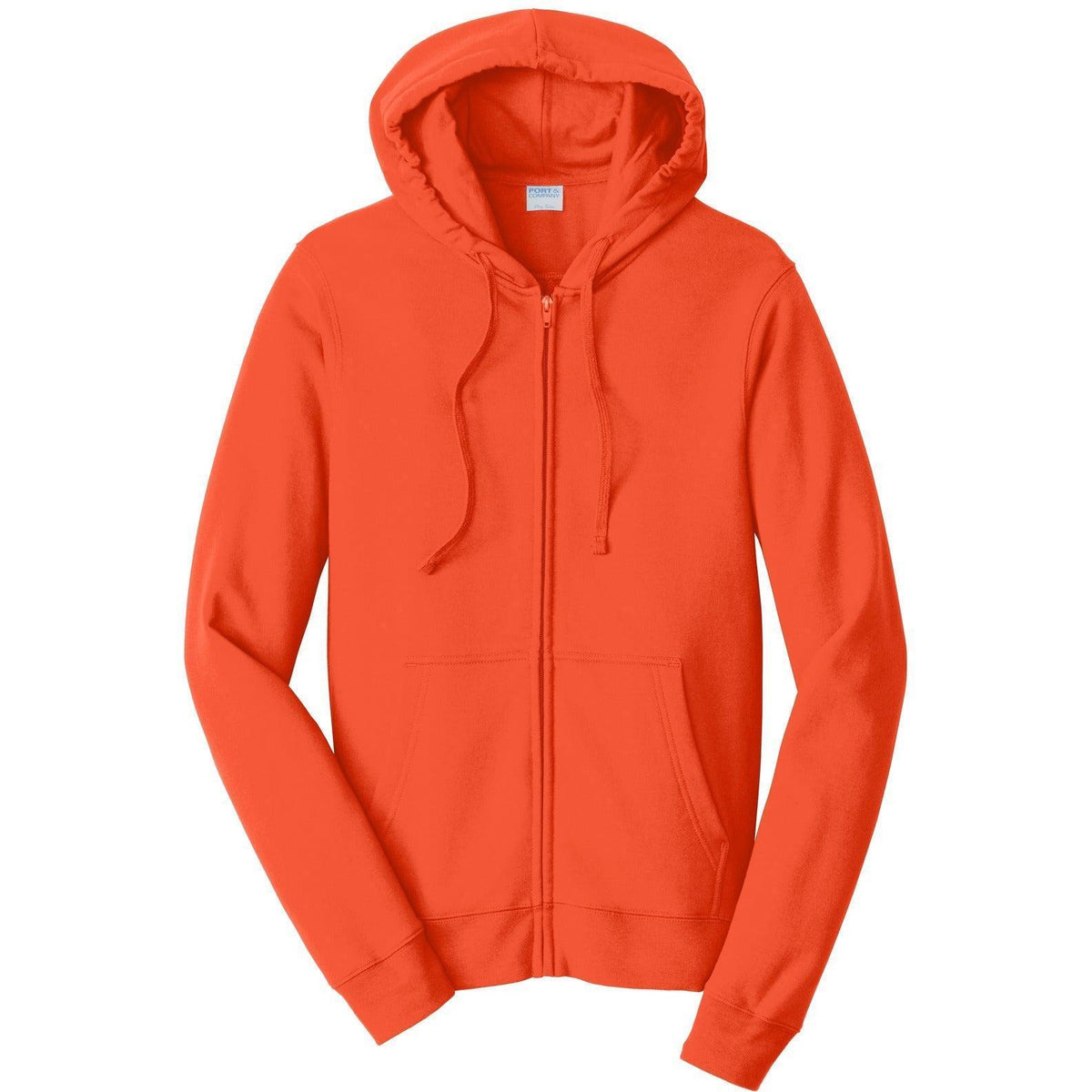 no-logo Port & Company Fan Favorite Fleece Full-Zip Hooded Sweatshirt