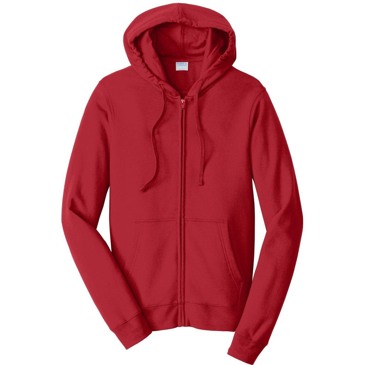 no-logo Port & Company Fan Favorite Fleece Full-Zip Hooded Sweatshirt