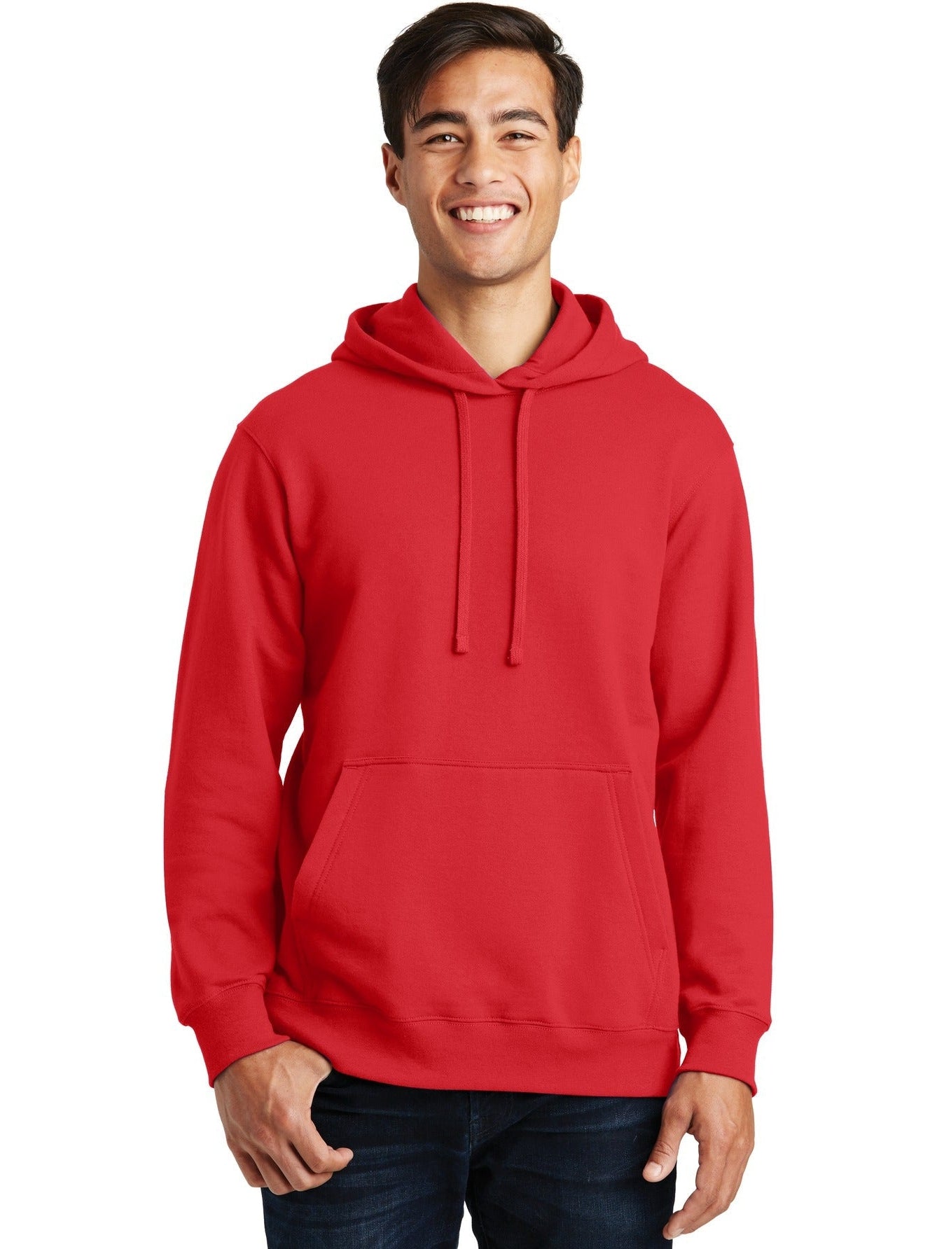 no-logo Port & Company Fan Favorite Fleece Pullover Hooded Sweatshirt-Regular-Port & Company-Thread Logic